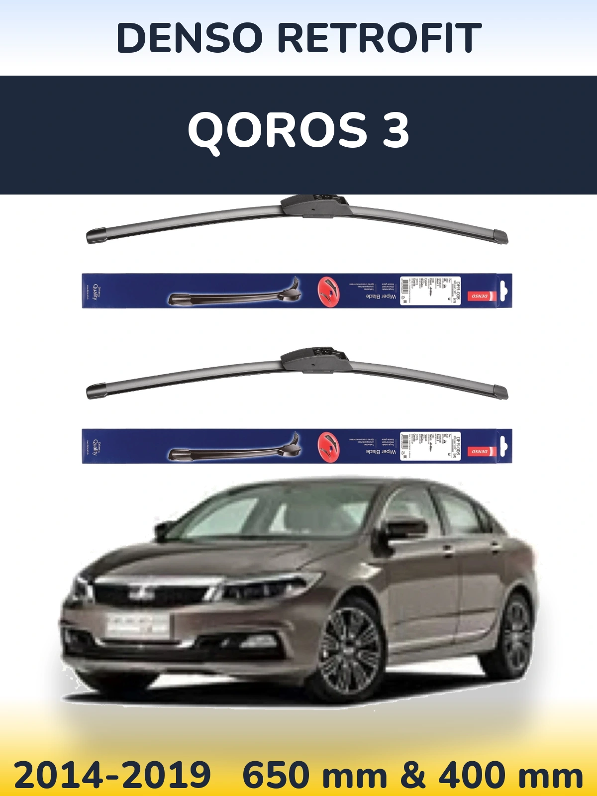 Ștergătoare Denso Retrofit pentru Qoros 3