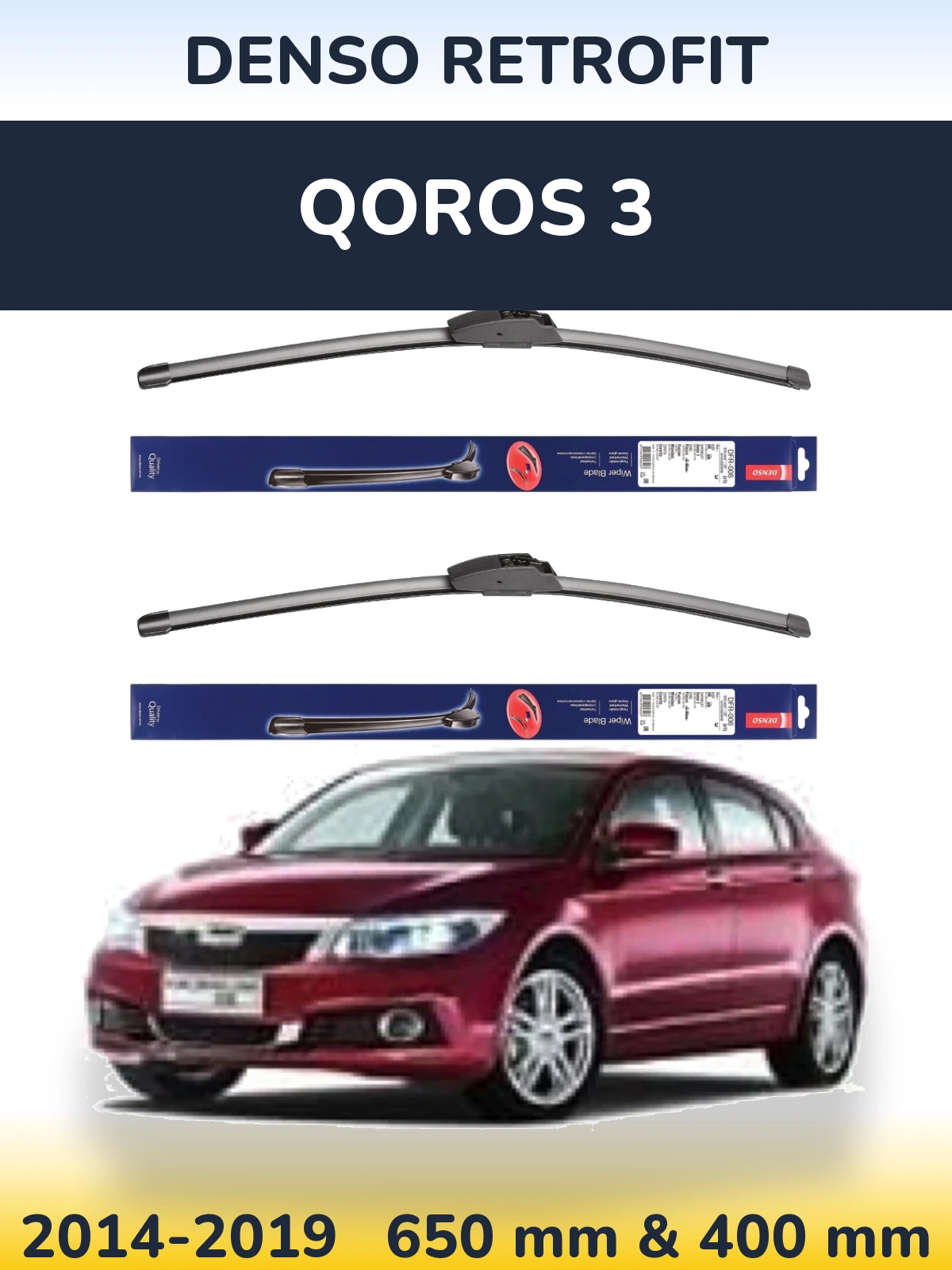 Ștergătoare Denso Retrofit pentru Qoros 3