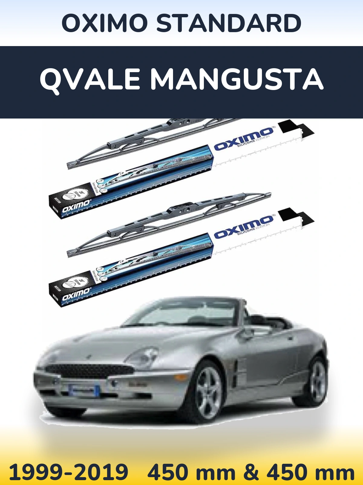 Ștergătoare Oximo Standard pentru Qvale Mangusta