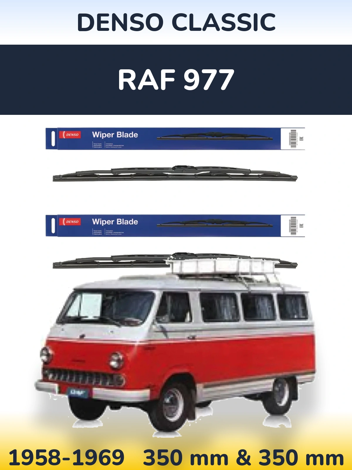 Ștergătoare Denso Classic pentru RAF 977