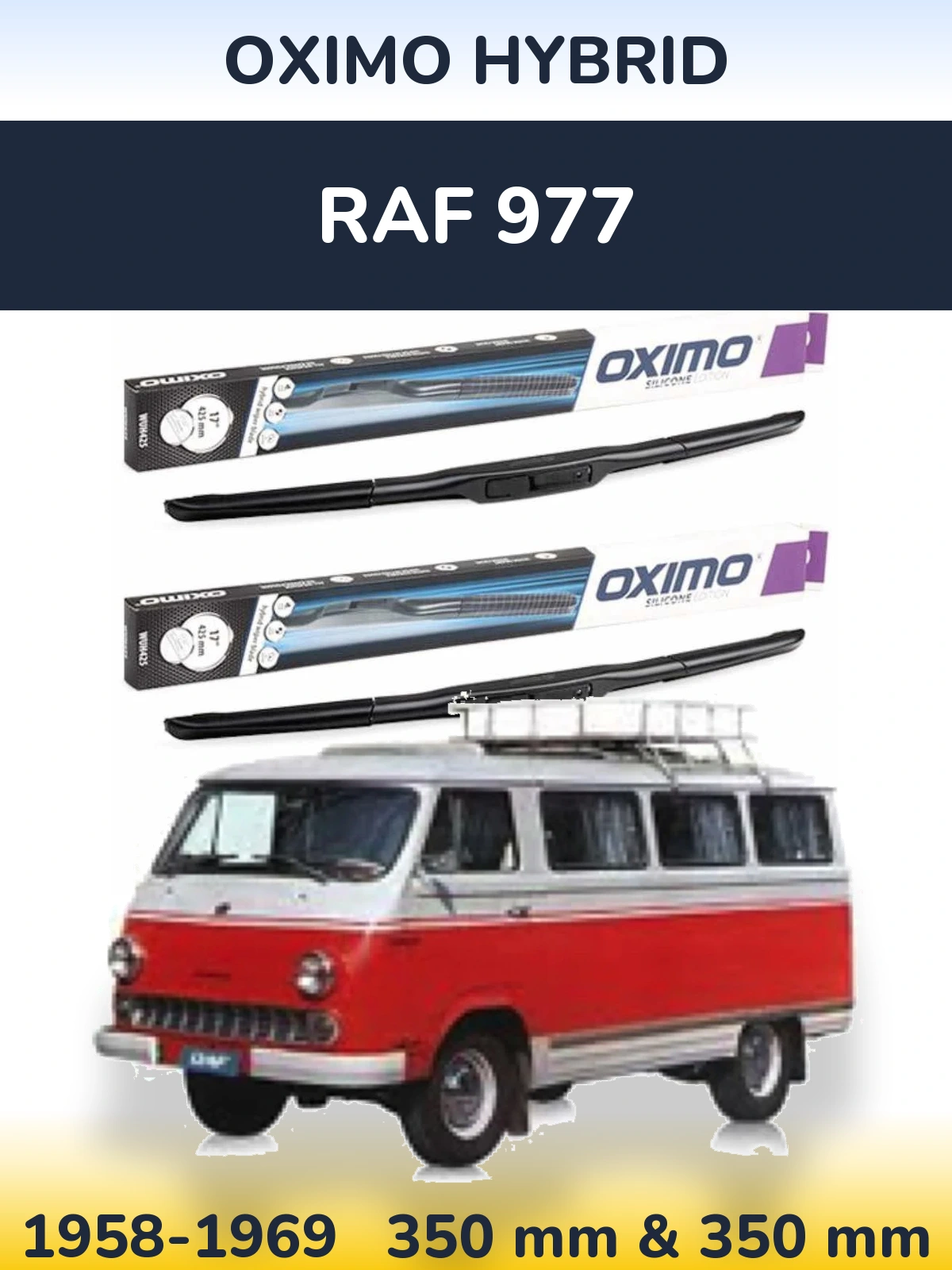 Ștergătoare Oximo Hybrid pentru RAF 977