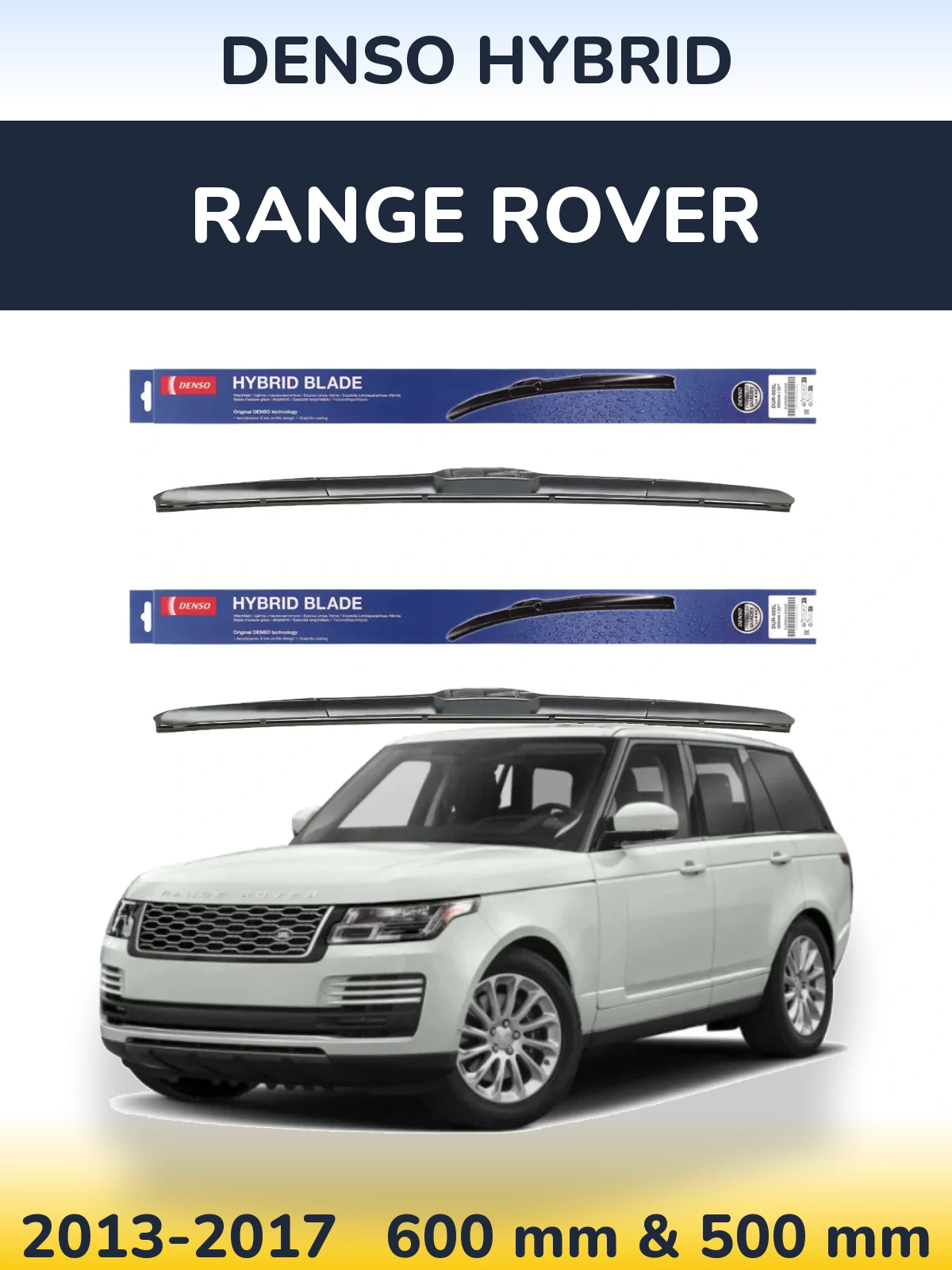 Ștergătoare Denso Hybrid pentru Range Rover 