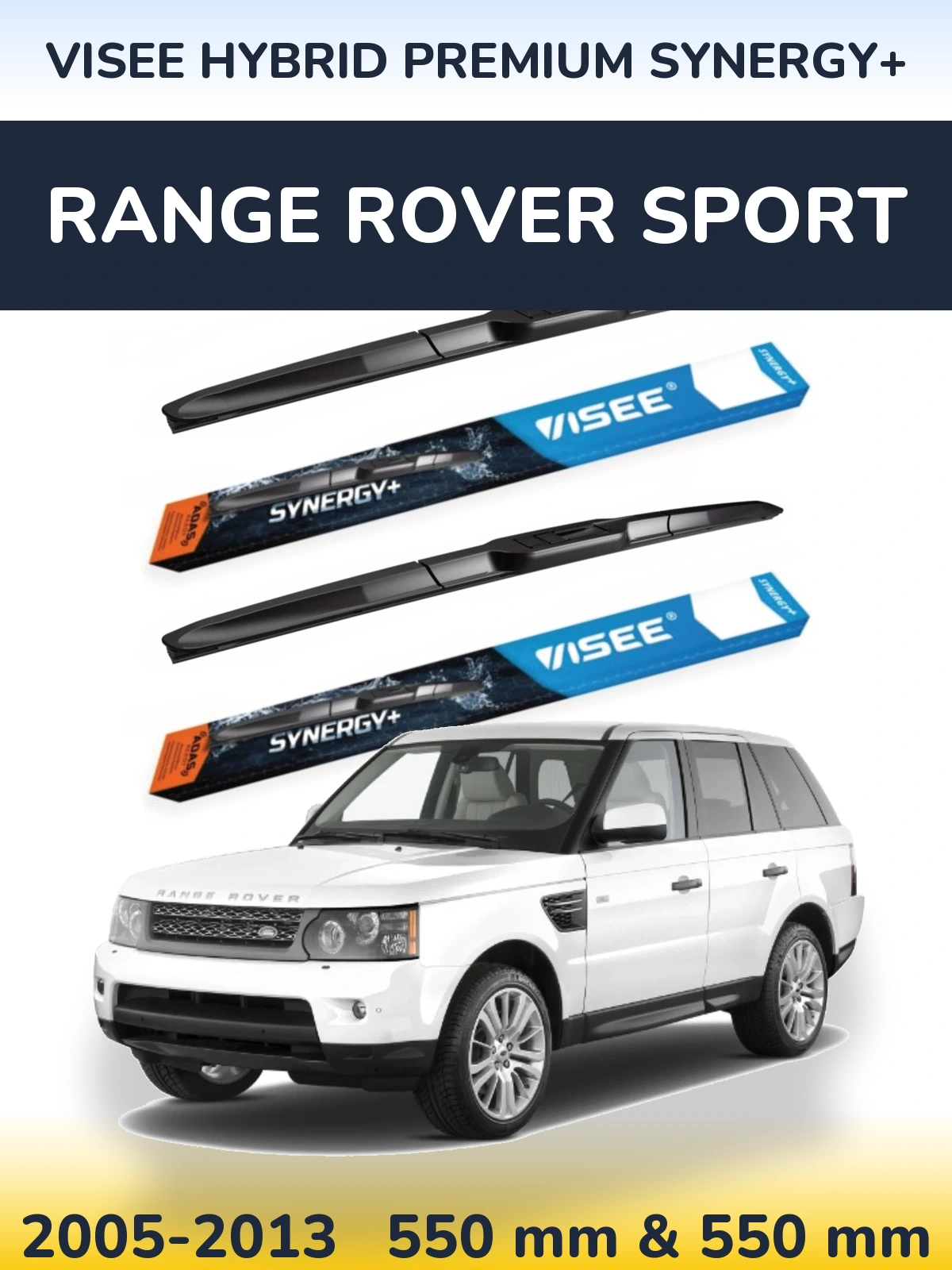 Ștergătoare VISEE HYBRID PREMIUM SYNERGY+ pentru Range Rover Sport