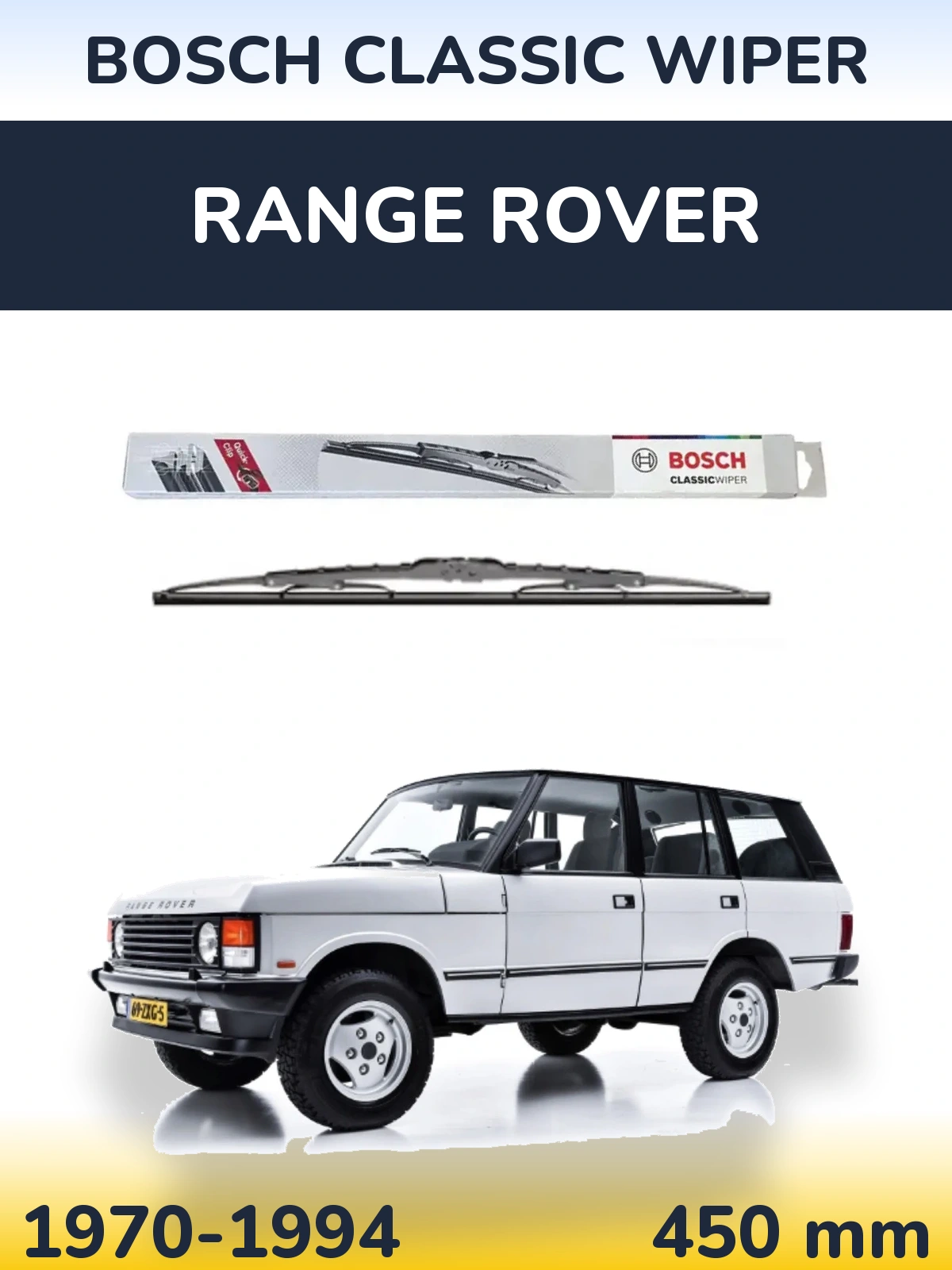 Ștergătoare BOSCH Classic Wiper pentru Range Rover 
