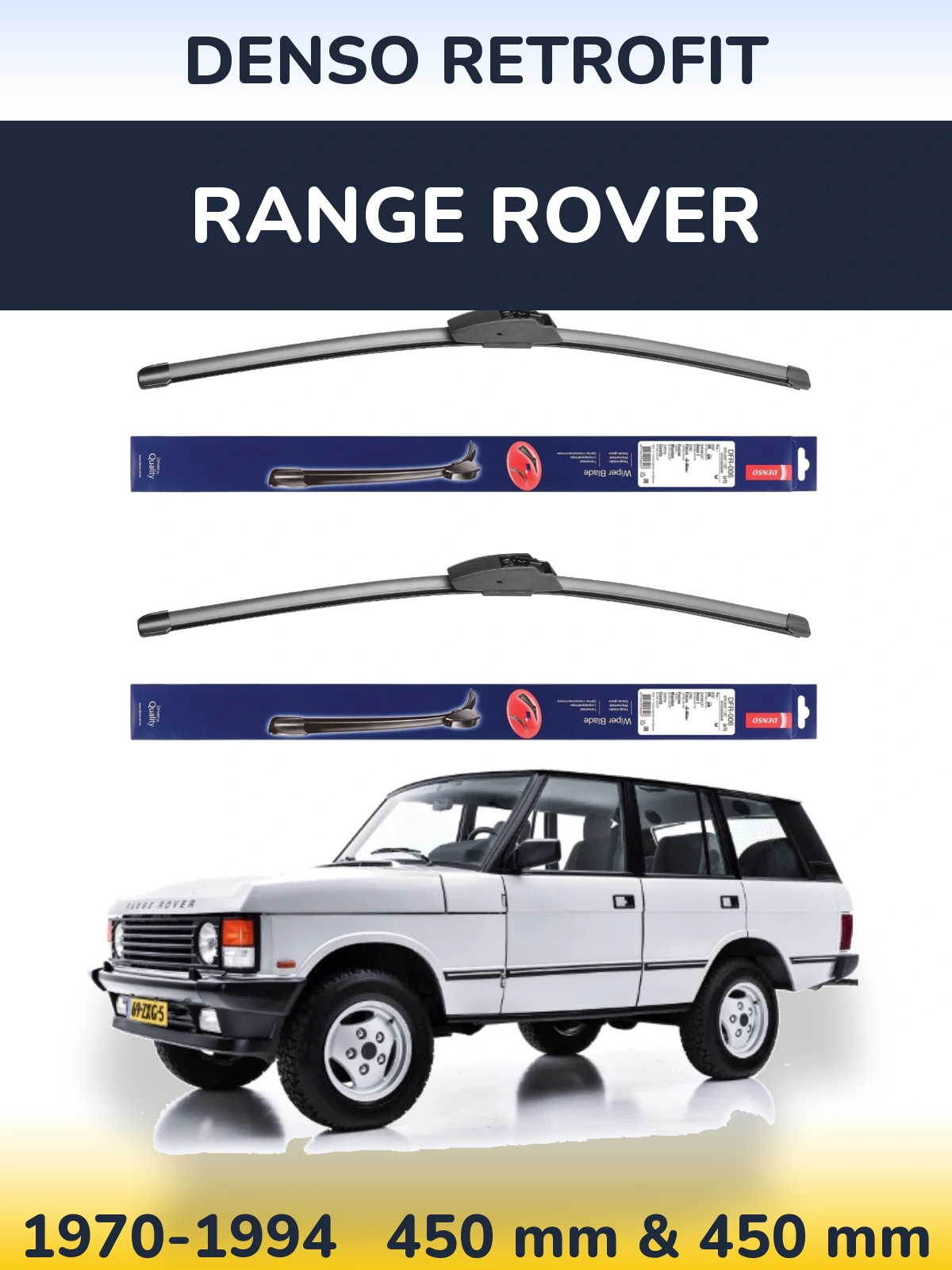 Ștergătoare Denso Retrofit pentru Range Rover 