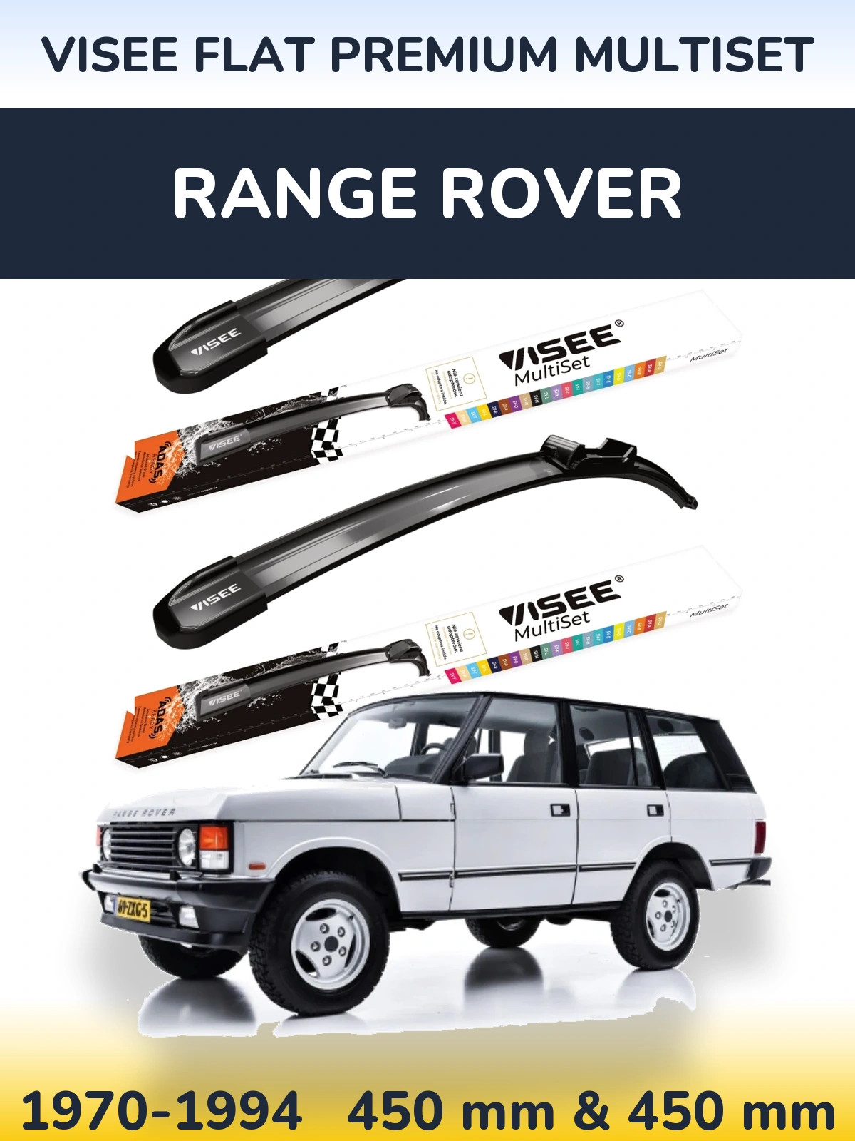Ștergătoare VISEE FLAT PREMIUM MultiSet pentru Range Rover 
