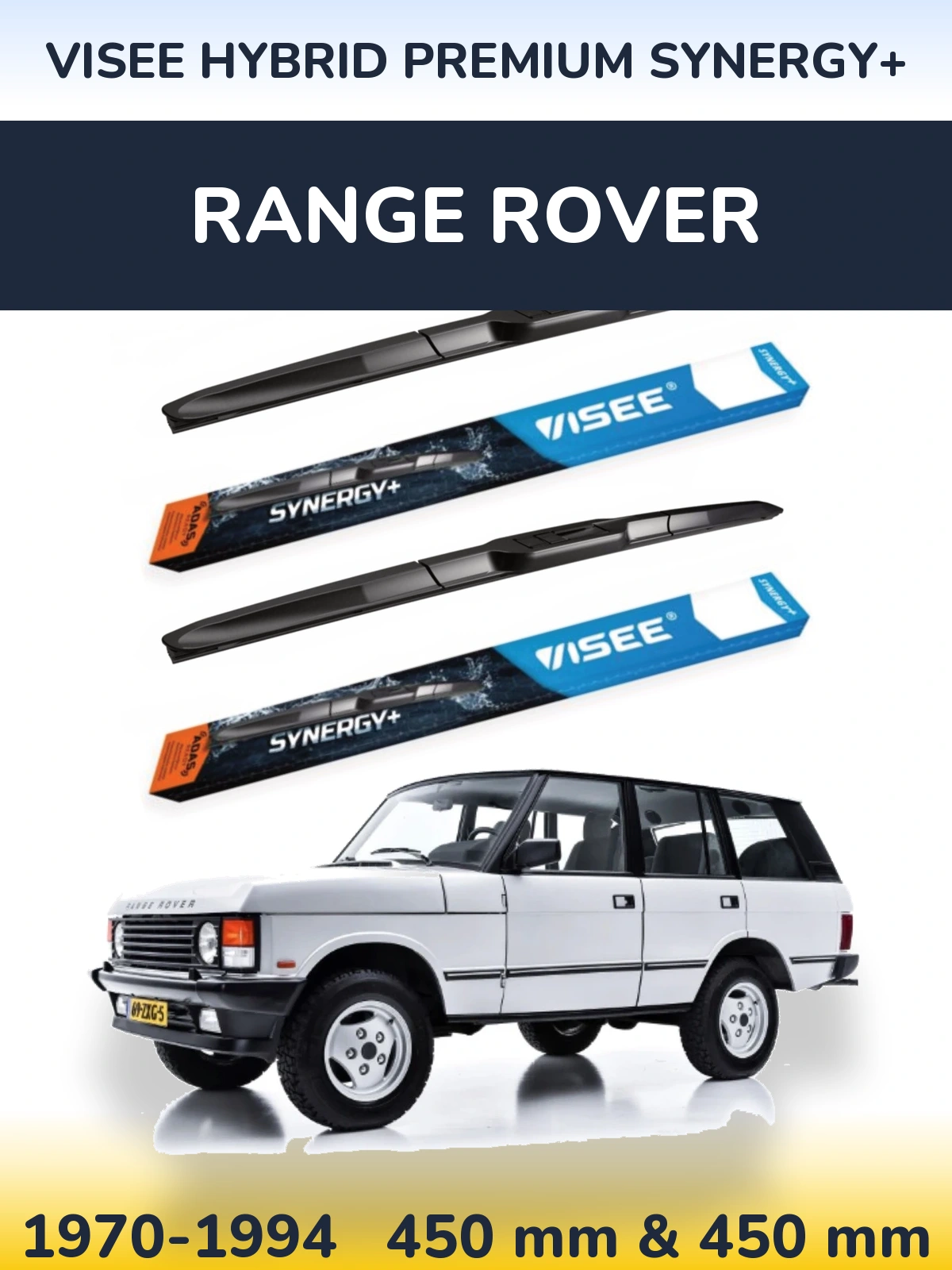 Ștergătoare VISEE HYBRID PREMIUM SYNERGY+ pentru Range Rover 