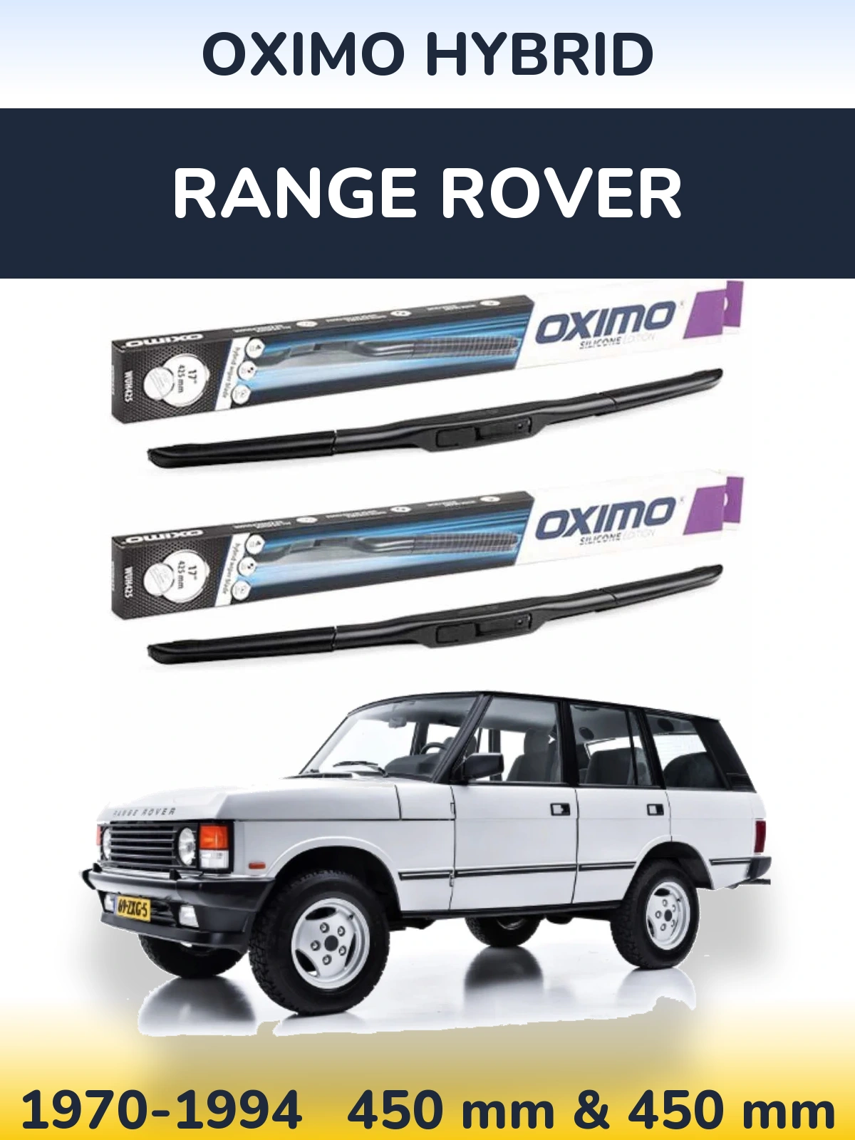 Ștergătoare Oximo Hybrid pentru Range Rover 