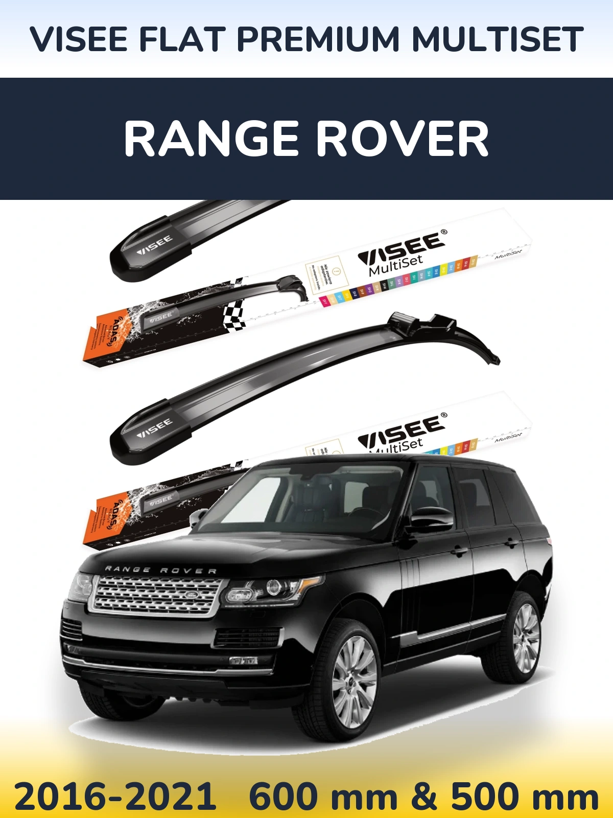 Ștergătoare VISEE FLAT PREMIUM MultiSet pentru Range Rover 