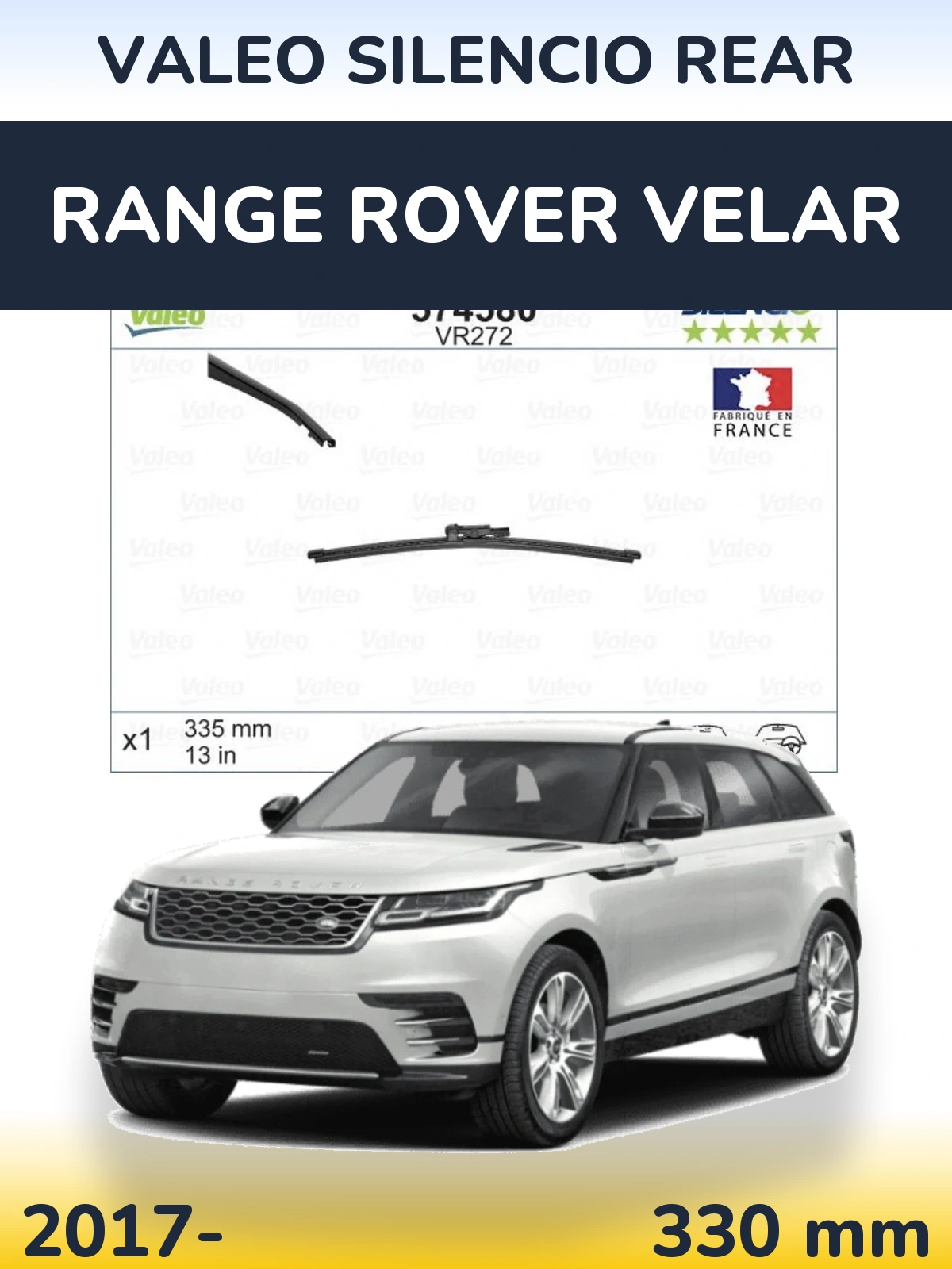 Ștergătoare Valeo Silencio Rear pentru Range Rover Velar