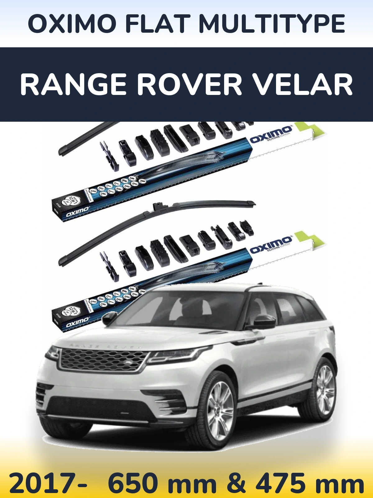 Ștergătoare Oximo Flat MultiTipe pentru Range Rover Velar