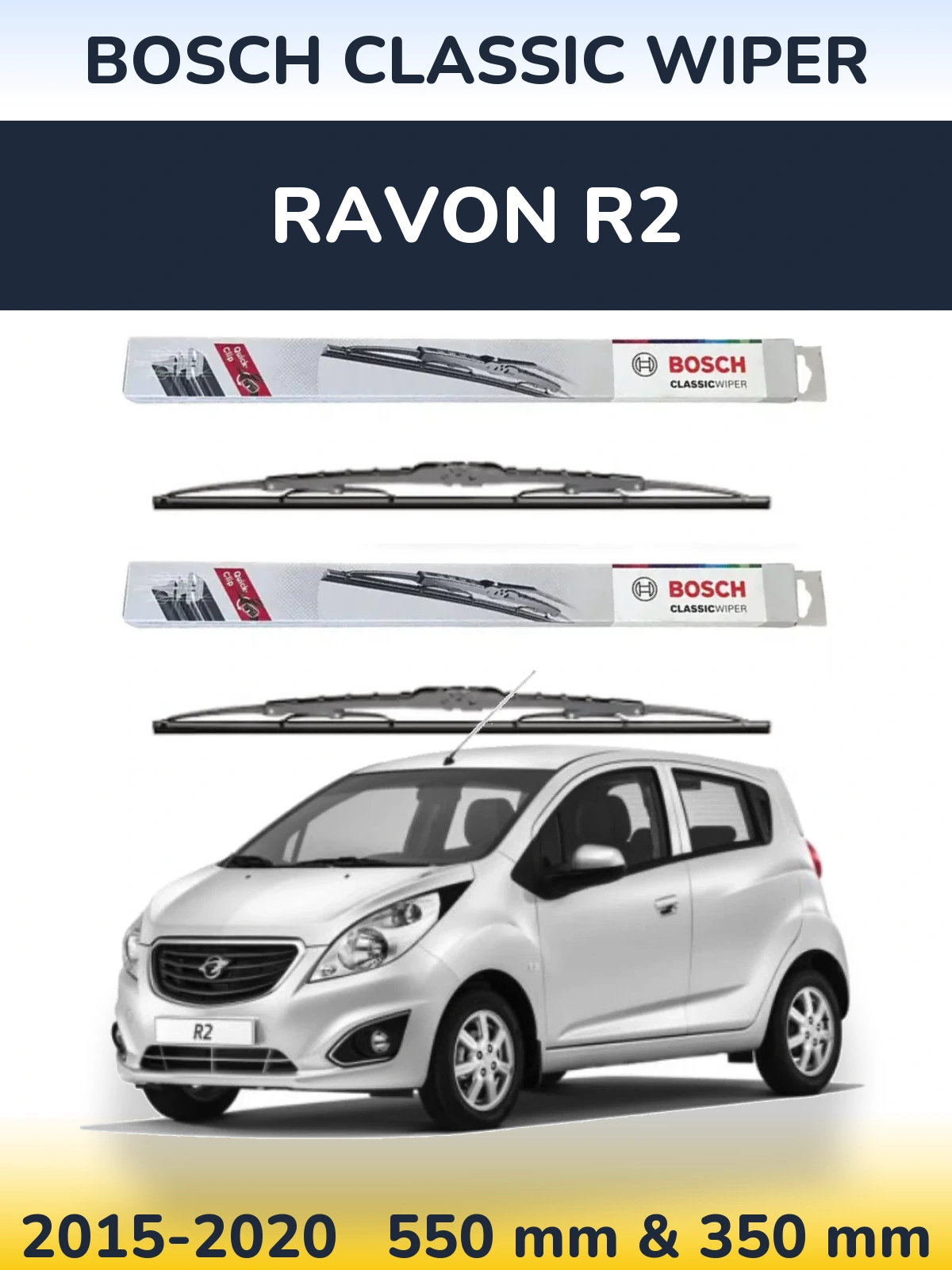 Ștergătoare BOSCH Classic Wiper pentru Ravon R2