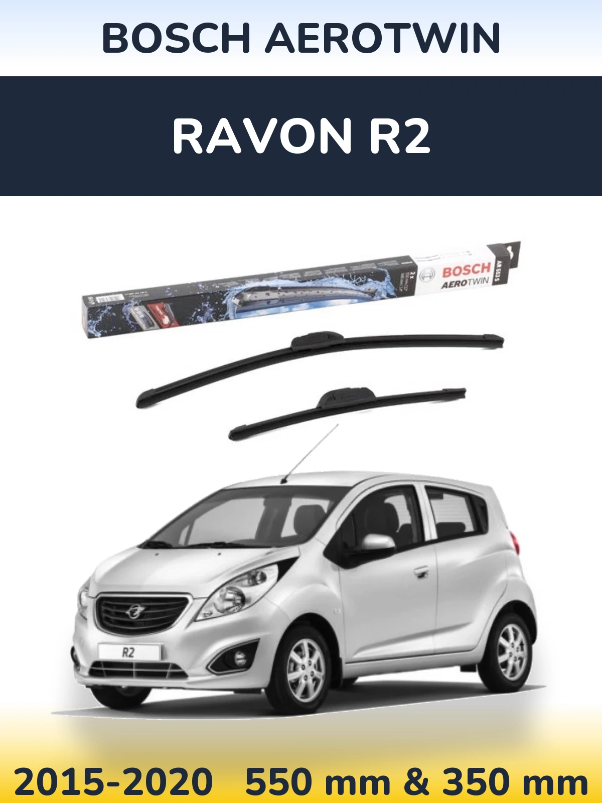 Ștergătoare BOSCH AeroTwin pentru Ravon R2