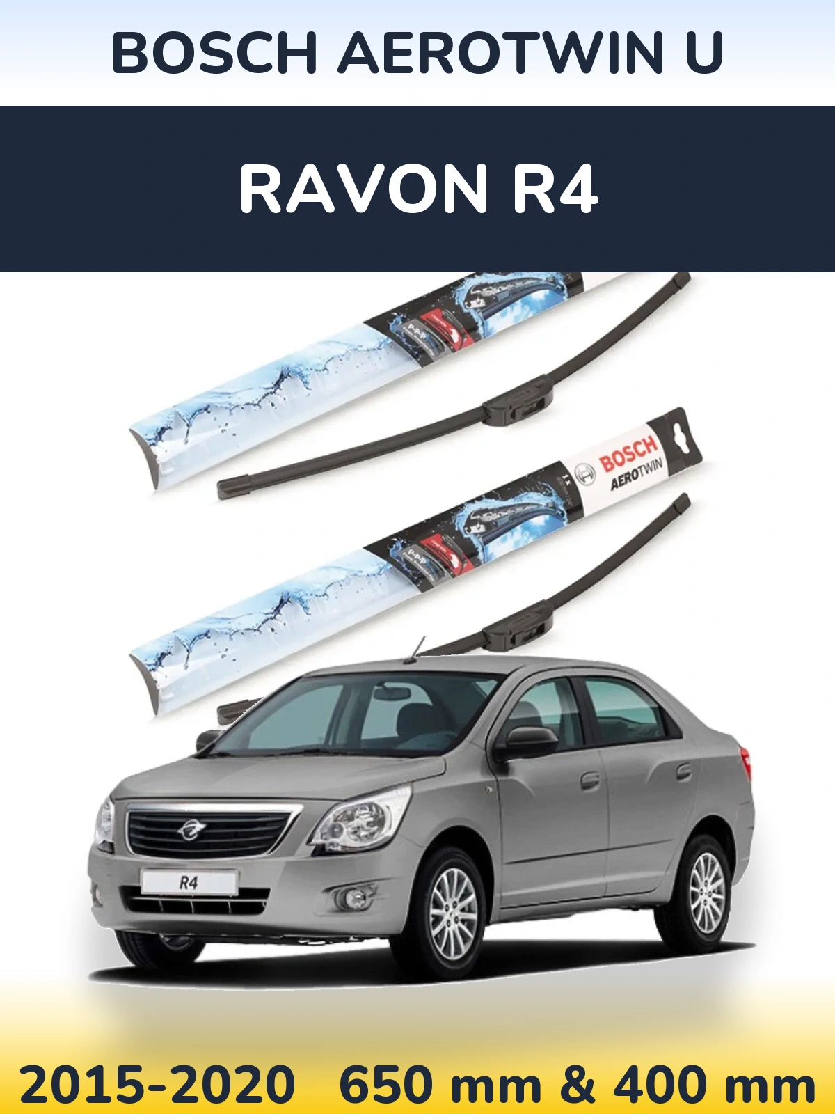 Ștergătoare BOSCH AeroTwin U pentru Ravon R4