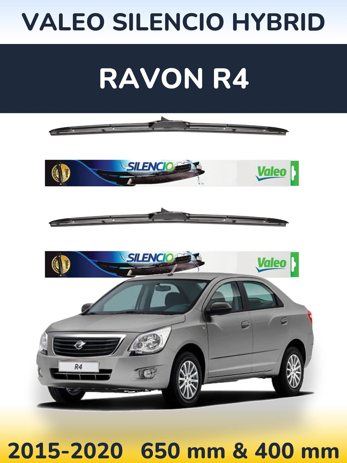Ștergătoare Valeo Silencio Hybrid pentru Ravon R4