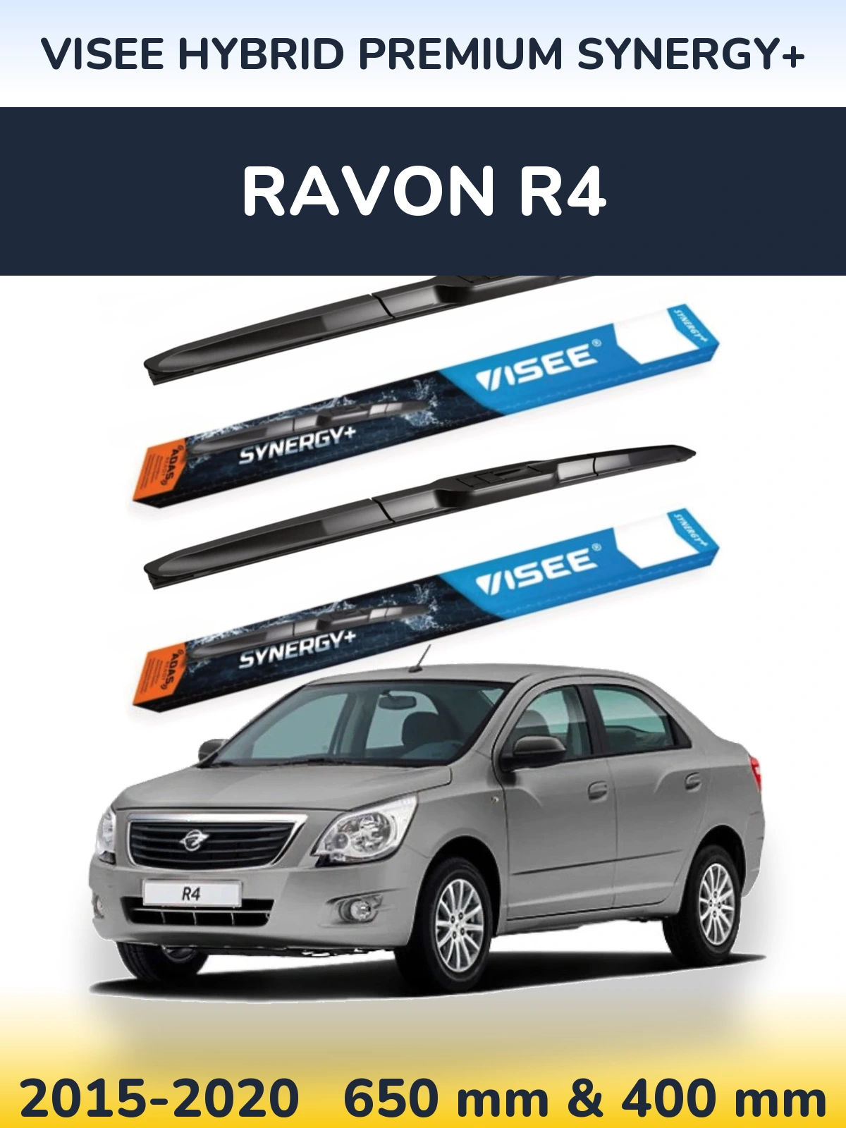 Ștergătoare VISEE HYBRID PREMIUM SYNERGY+ pentru Ravon R4