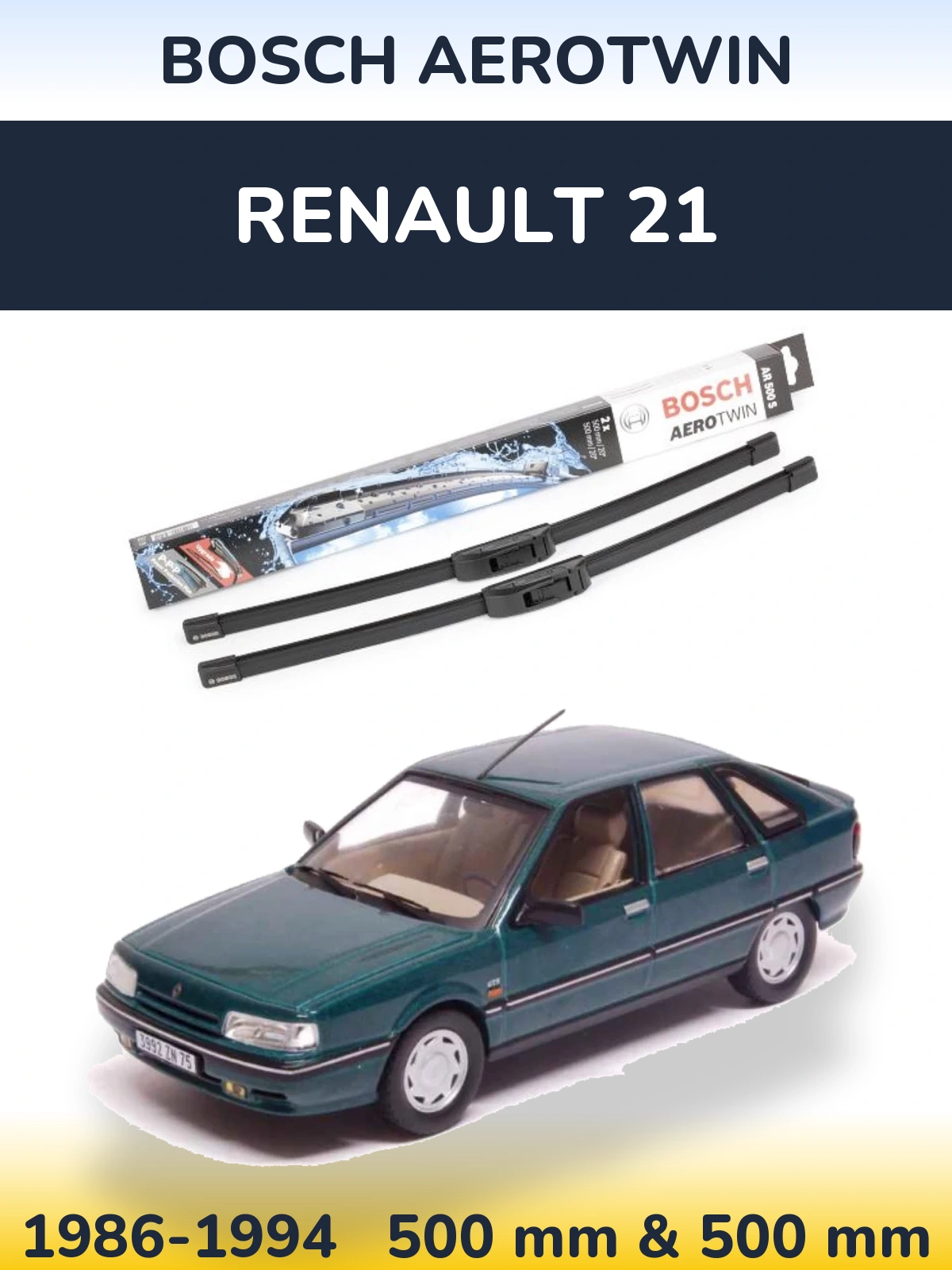 Ștergătoare BOSCH AeroTwin pentru Renault 21