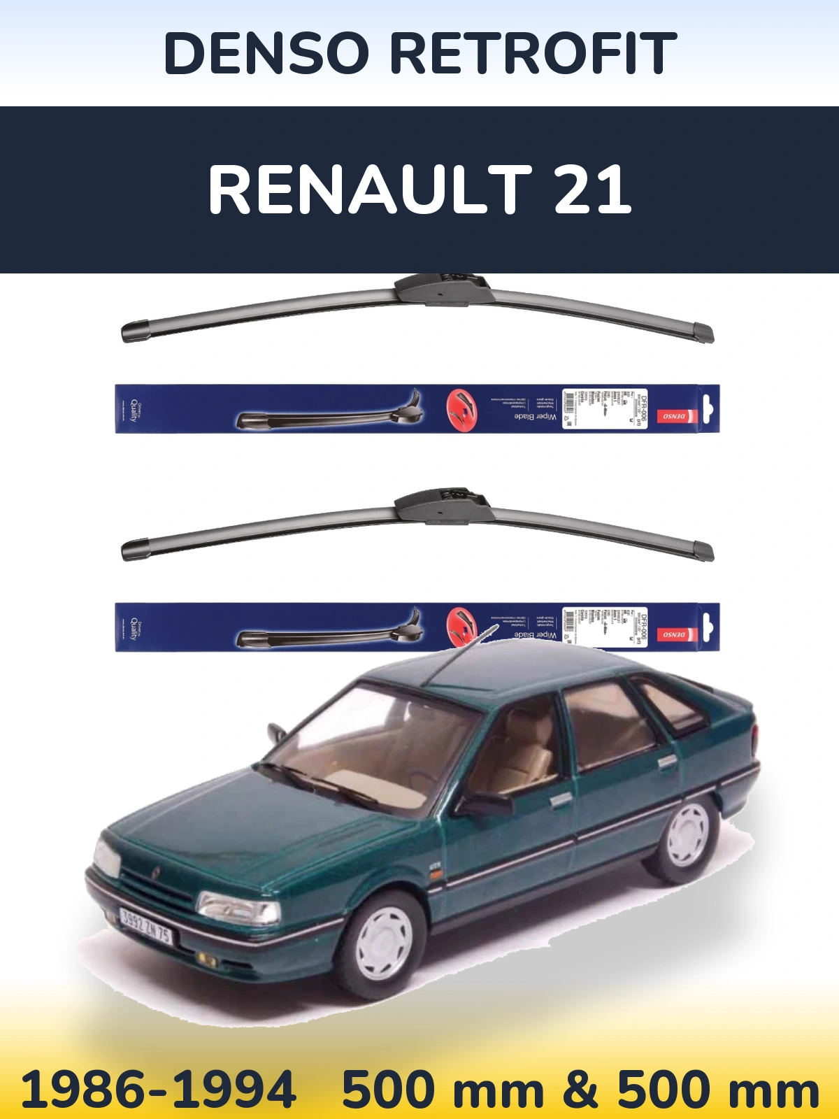Ștergătoare Denso Retrofit pentru Renault 21