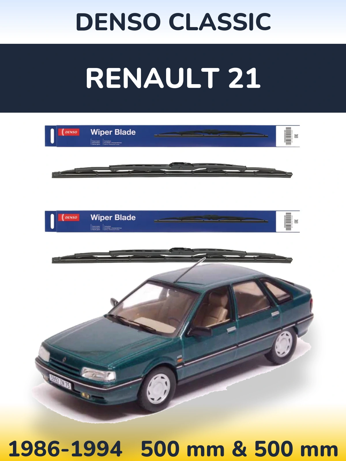 Ștergătoare Denso Classic pentru Renault 21