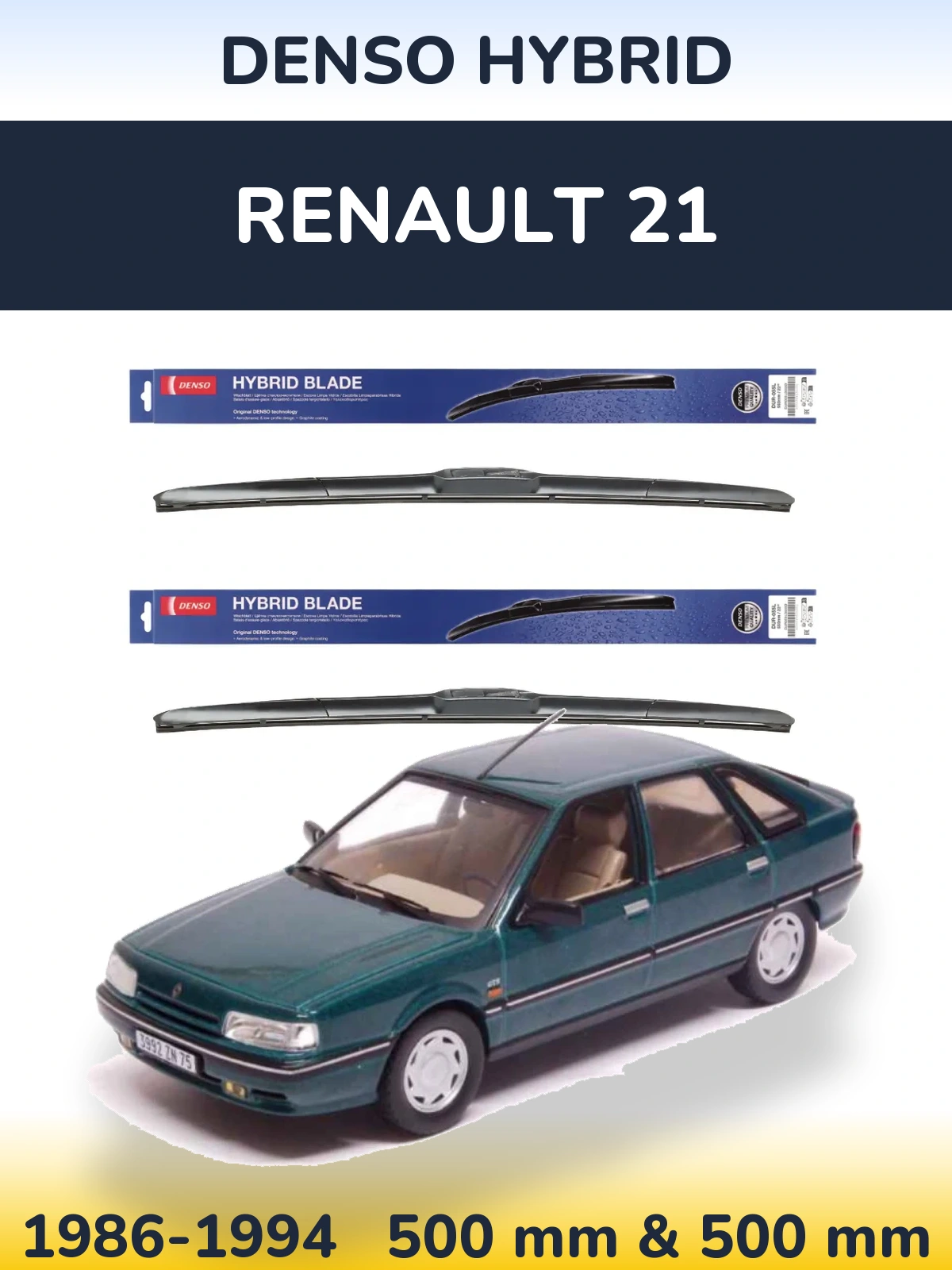 Ștergătoare Denso Hybrid pentru Renault 21
