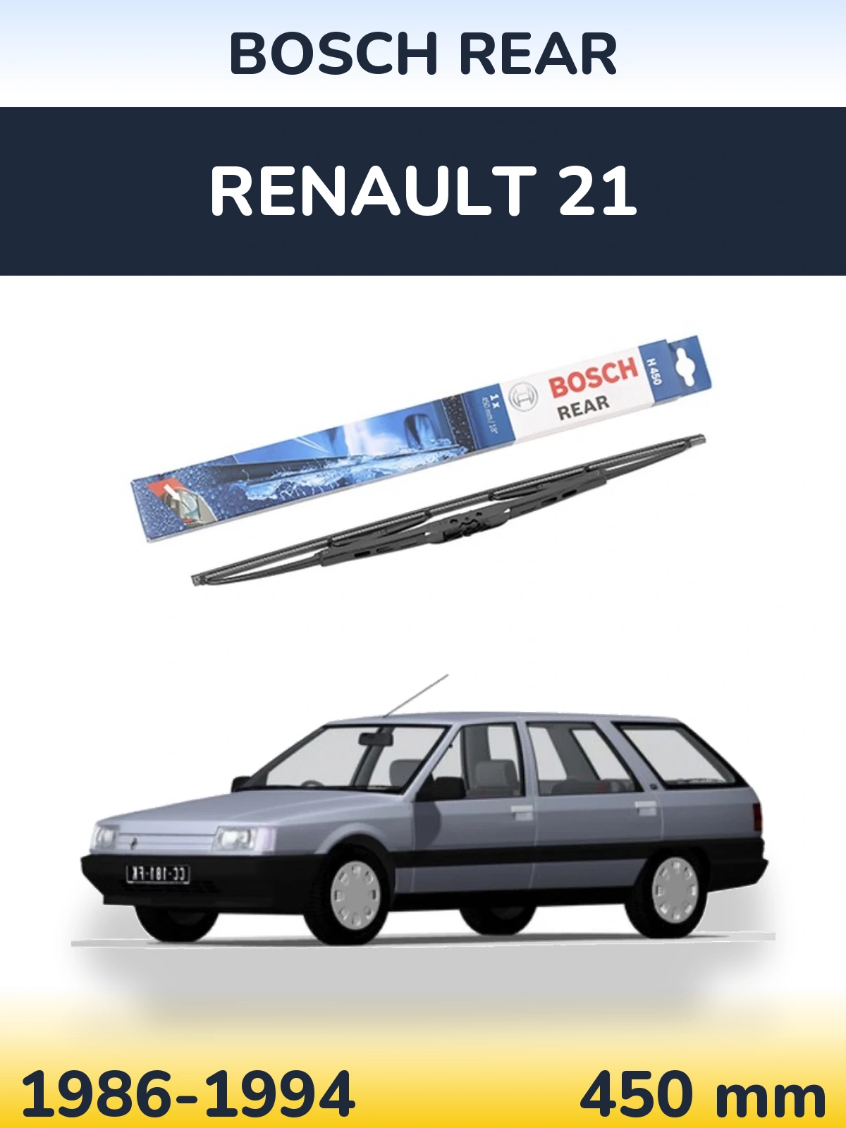 Ștergătoare BOSCH Rear pentru Renault 21
