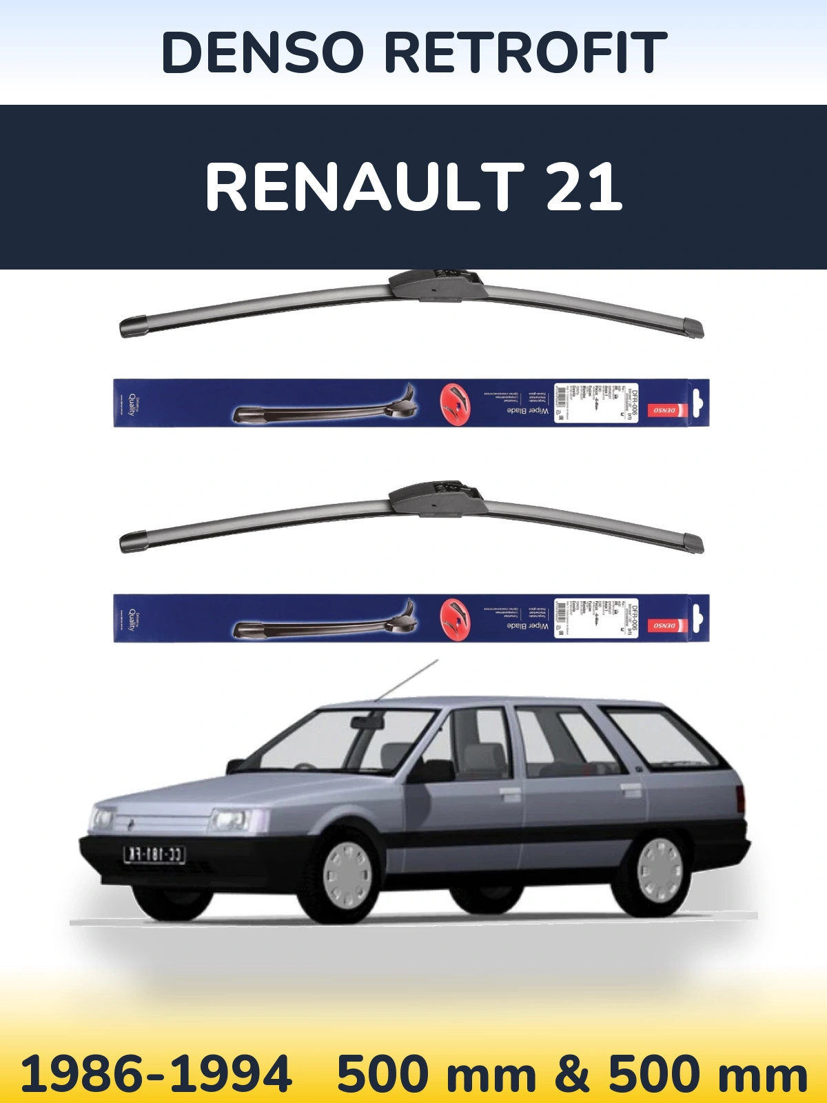 Ștergătoare Denso Retrofit pentru Renault 21