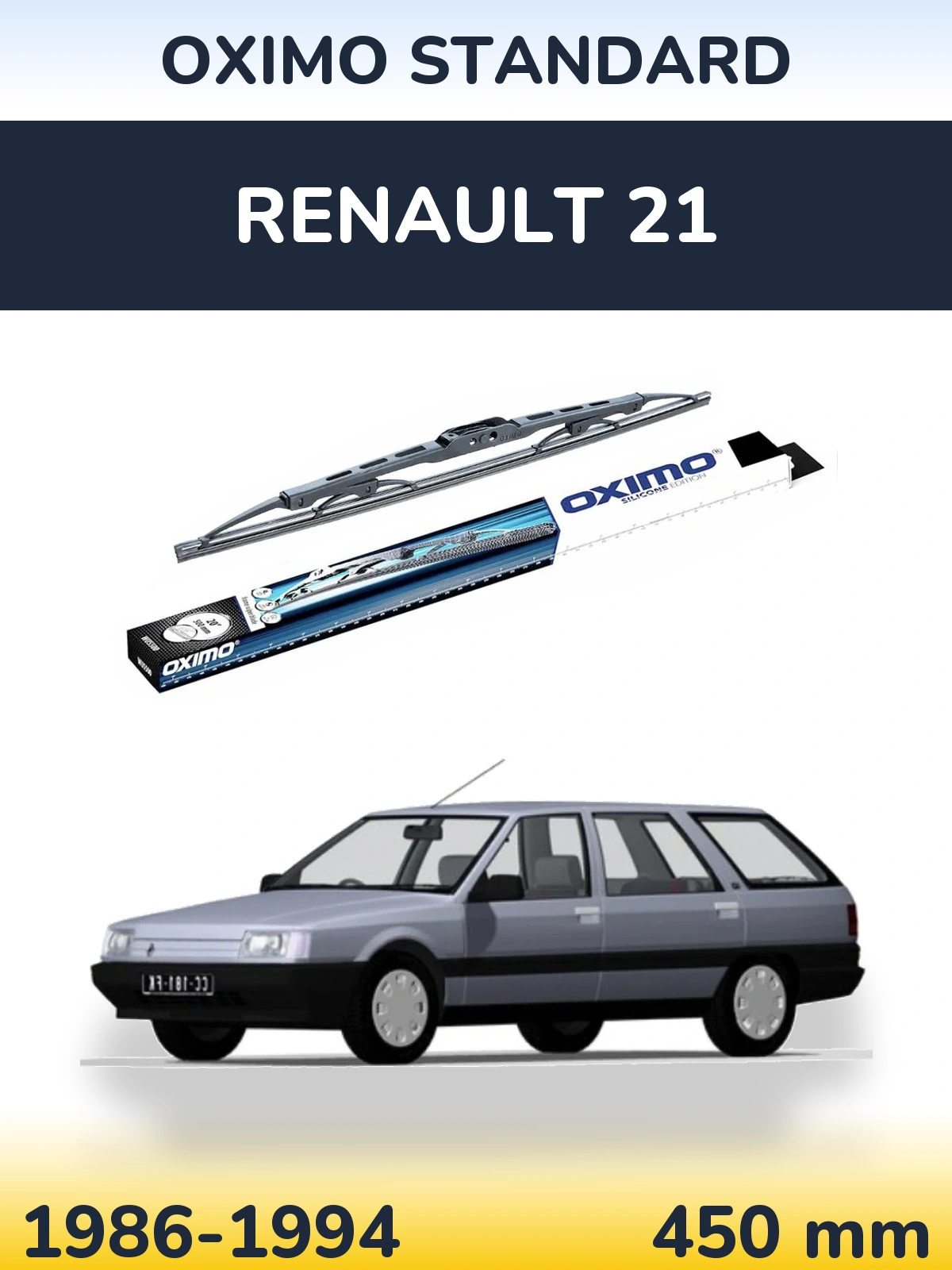 Ștergătoare Oximo Standard pentru Renault 21