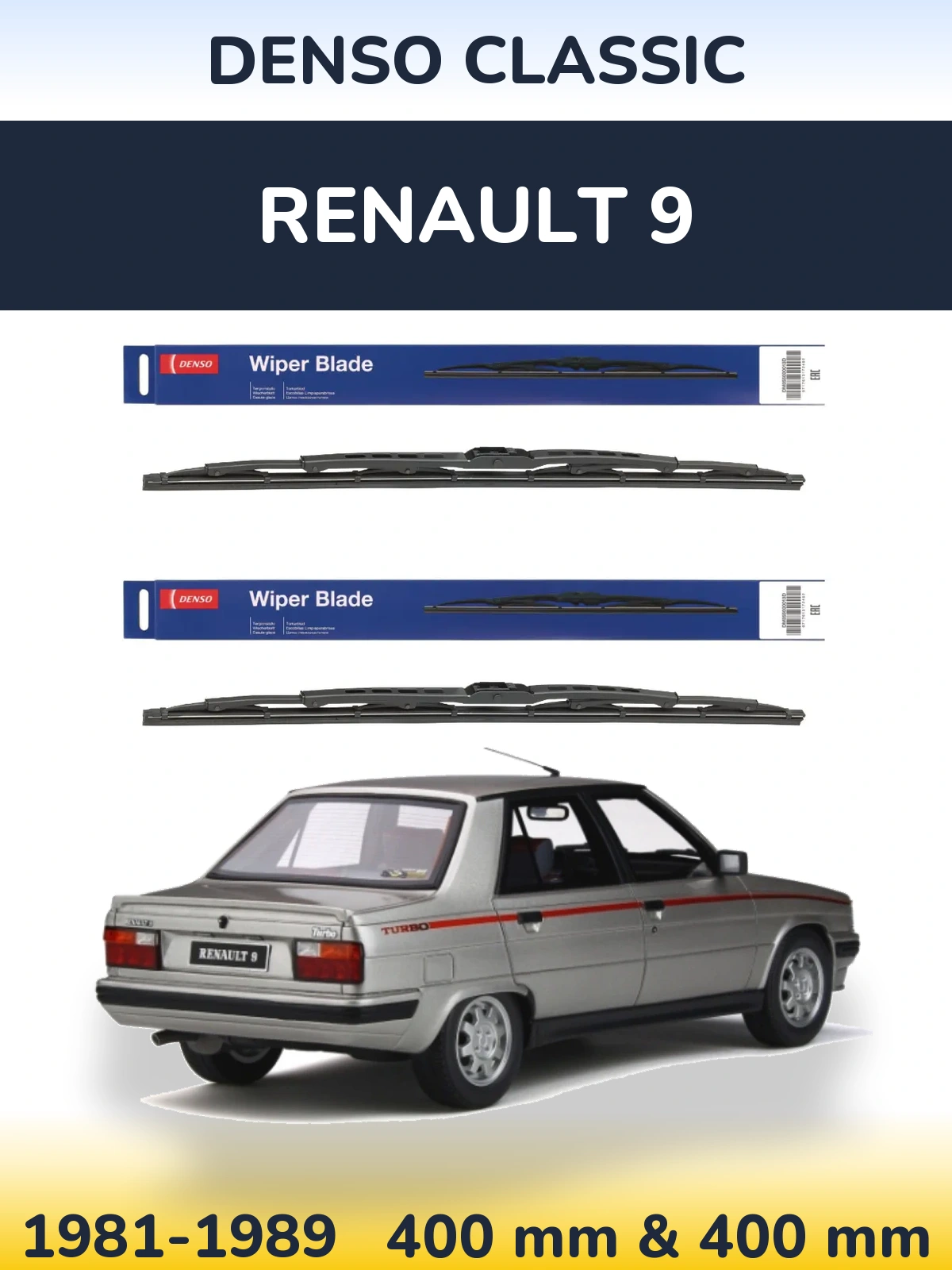 Ștergătoare Denso Classic pentru Renault 9
