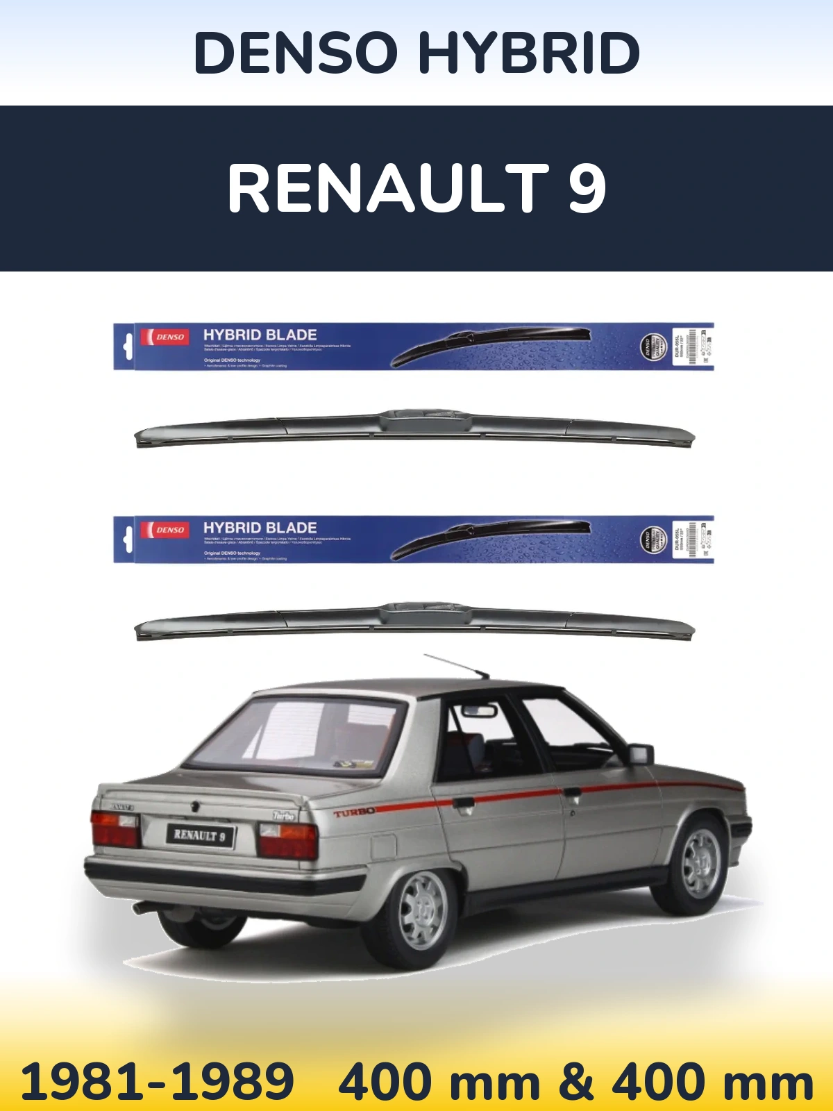 Ștergătoare Denso Hybrid pentru Renault 9