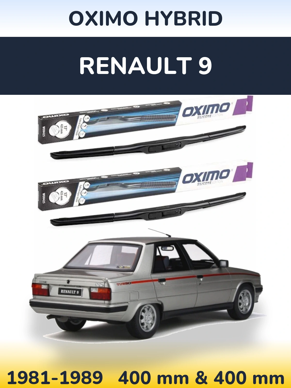 Ștergătoare Oximo Hybrid pentru Renault 9