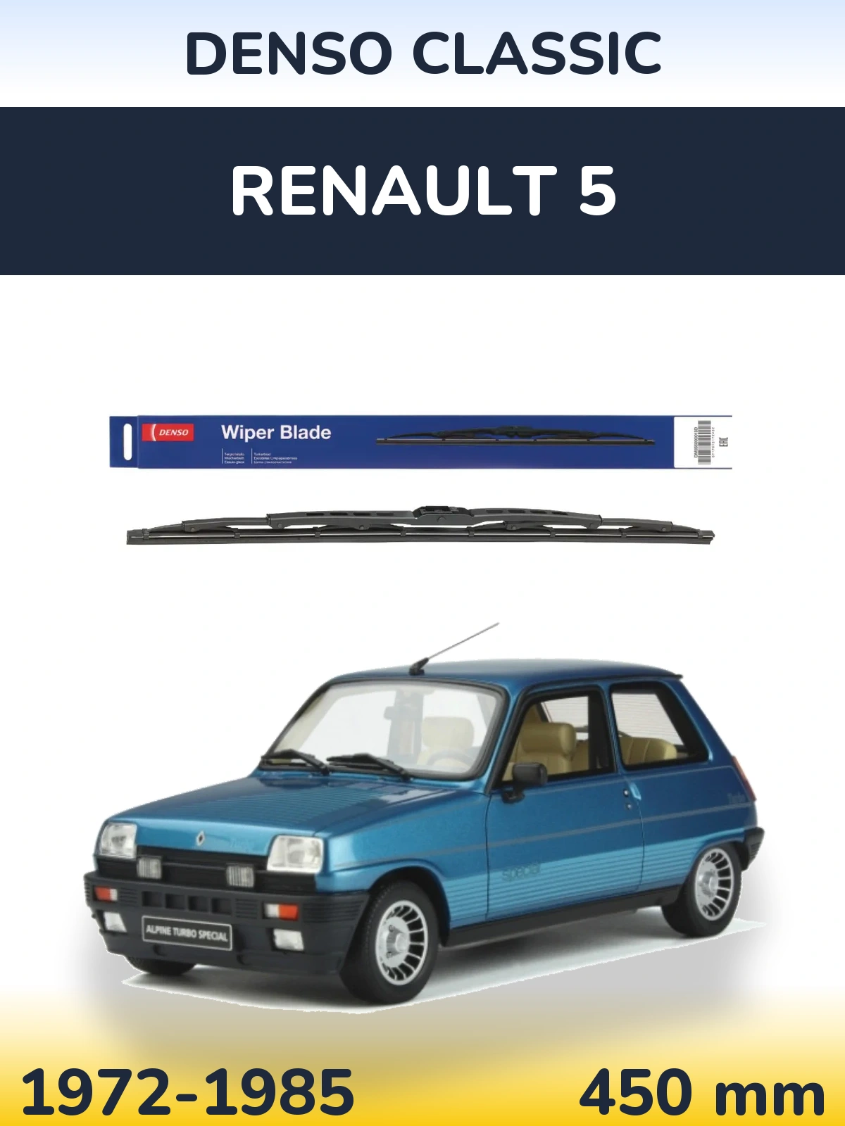 Ștergătoare Denso Classic pentru Renault 5