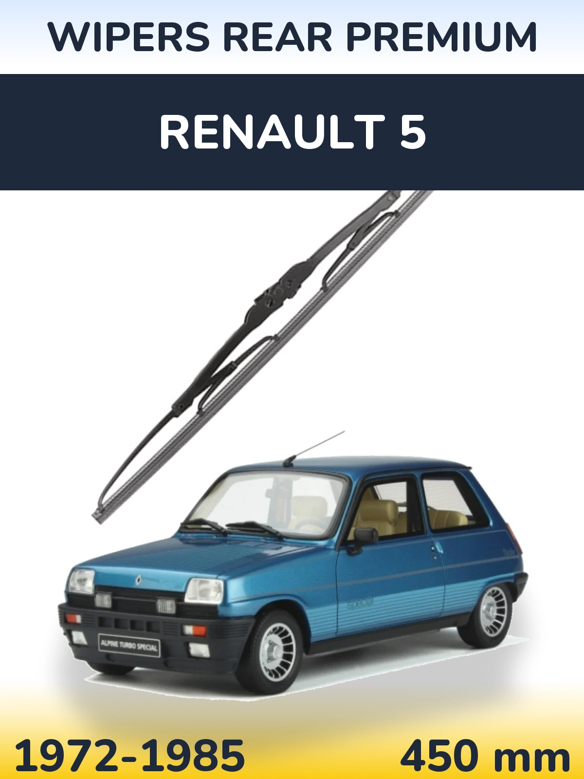 Ștergătoare WIPERS REAR PREMIUM pentru Renault 5