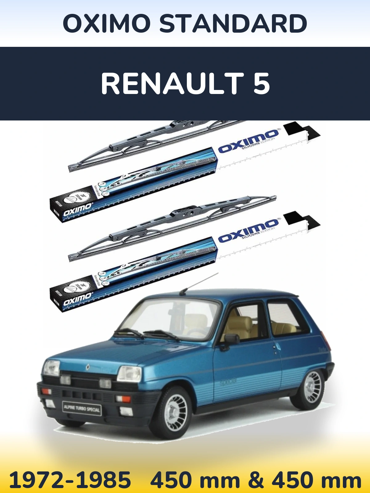 Ștergătoare Oximo Standard pentru Renault 5