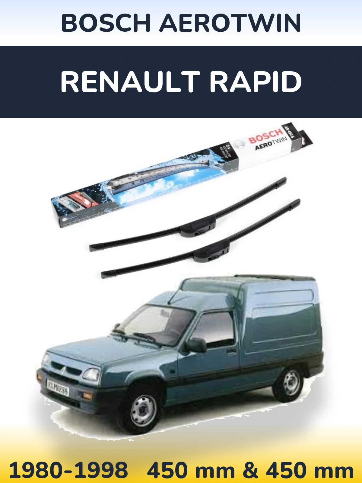 Ștergătoare BOSCH AeroTwin pentru Renault Rapid