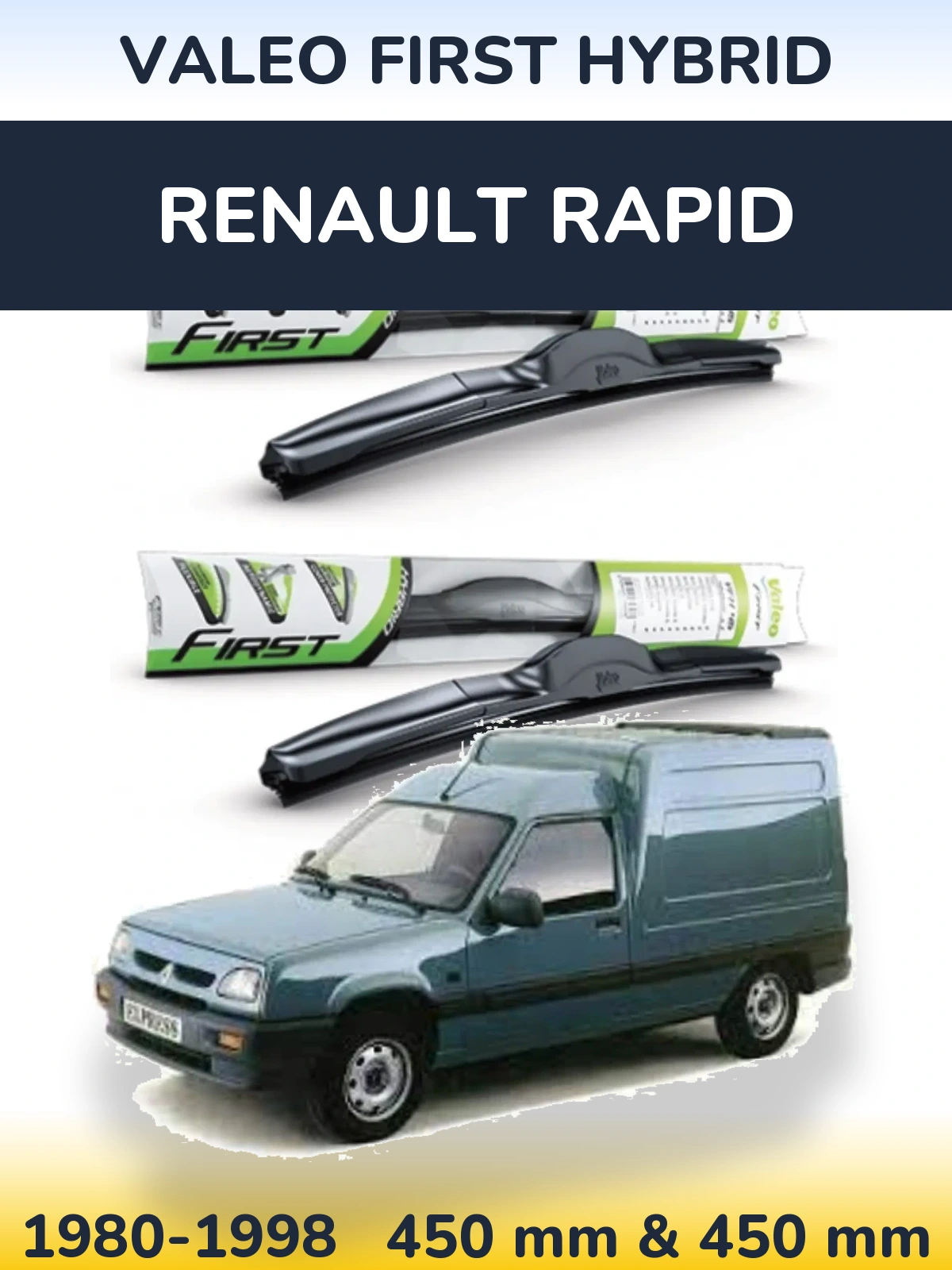 Ștergătoare Valeo First Hybrid pentru Renault Rapid