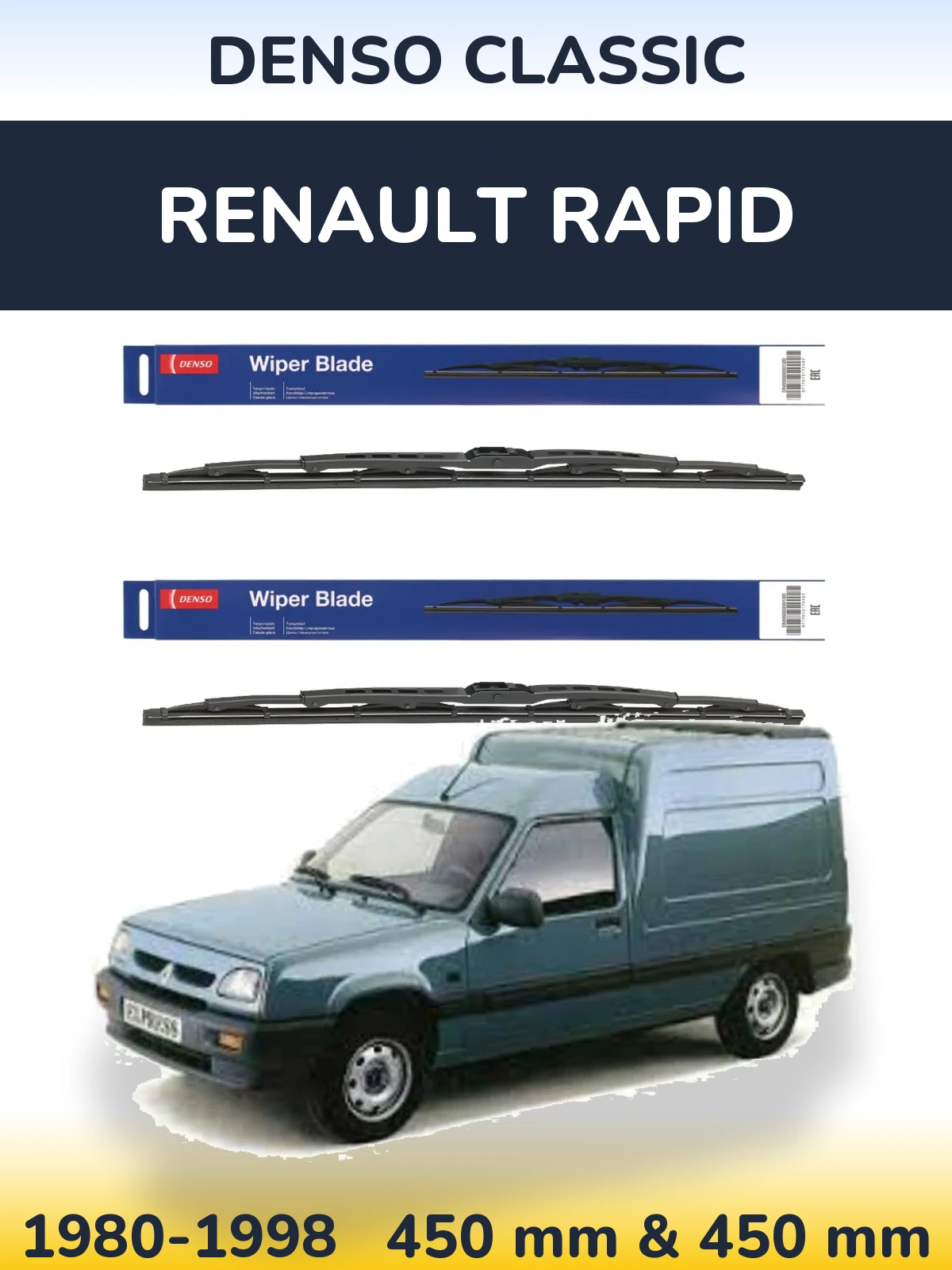 Ștergătoare Denso Classic pentru Renault Rapid
