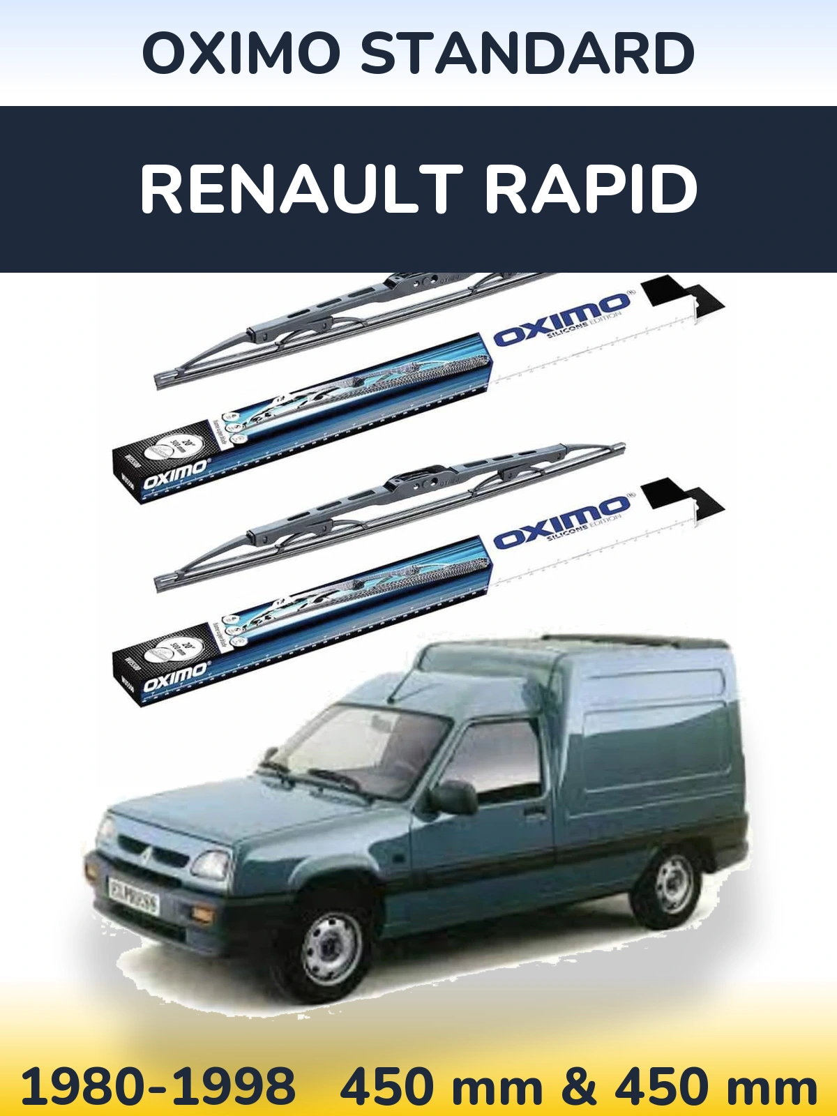 Ștergătoare Oximo Standard pentru Renault Rapid