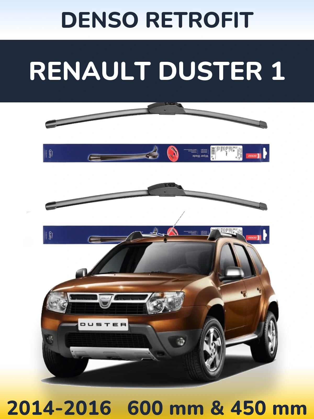 Ștergătoare Denso Retrofit pentru Renault Duster 1
