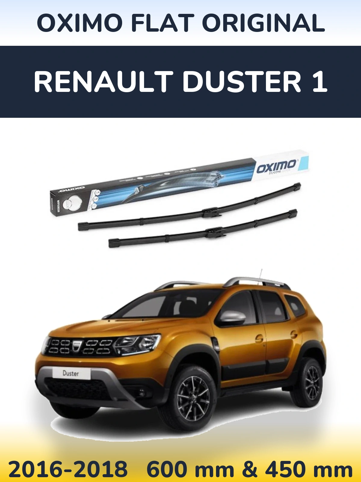 Ștergătoare Oximo Flat Original pentru Renault Duster 1