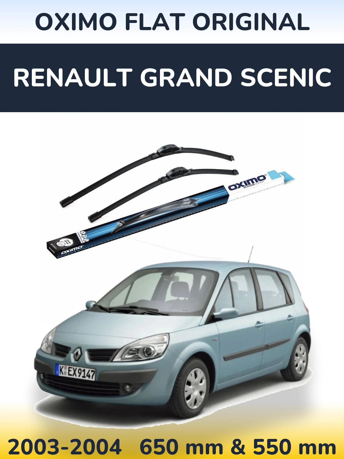 Ștergătoare Oximo Flat Original pentru Renault Grand Scenic