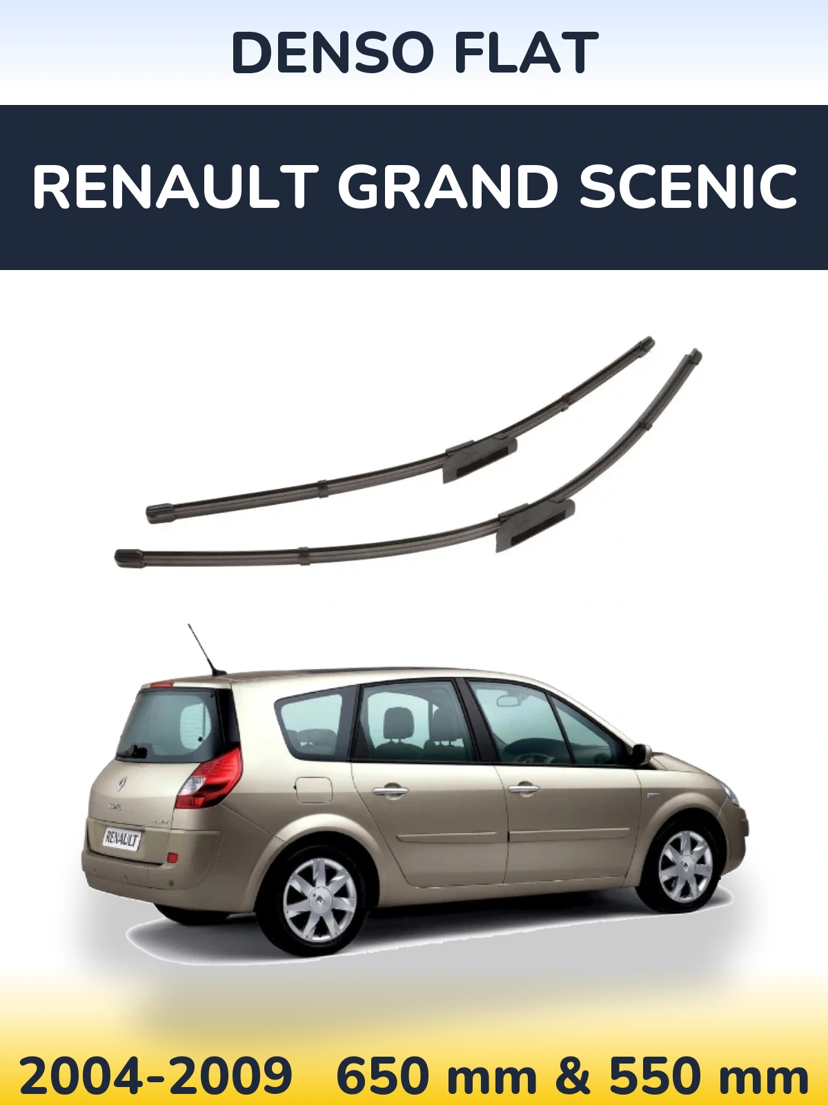 Ștergătoare Denso Flat pentru Renault Grand Scenic