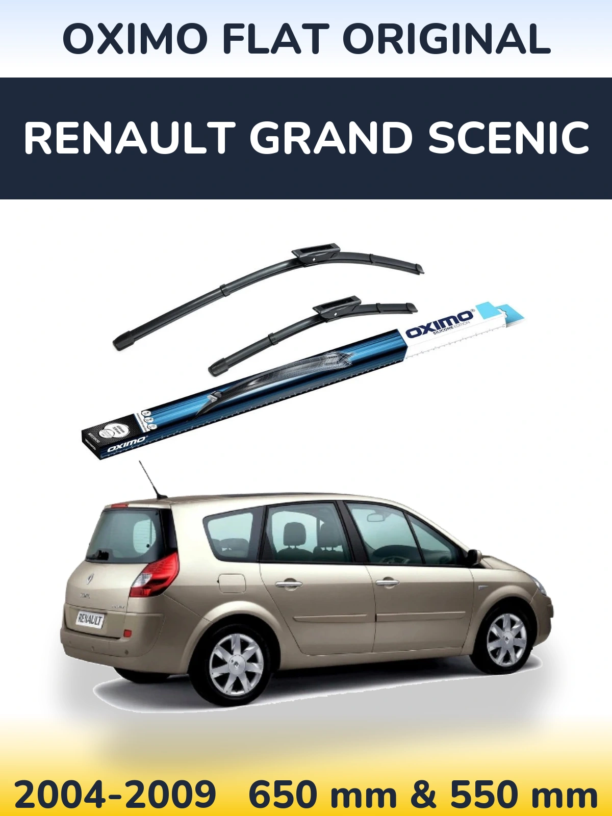 Ștergătoare Oximo Flat Original pentru Renault Grand Scenic
