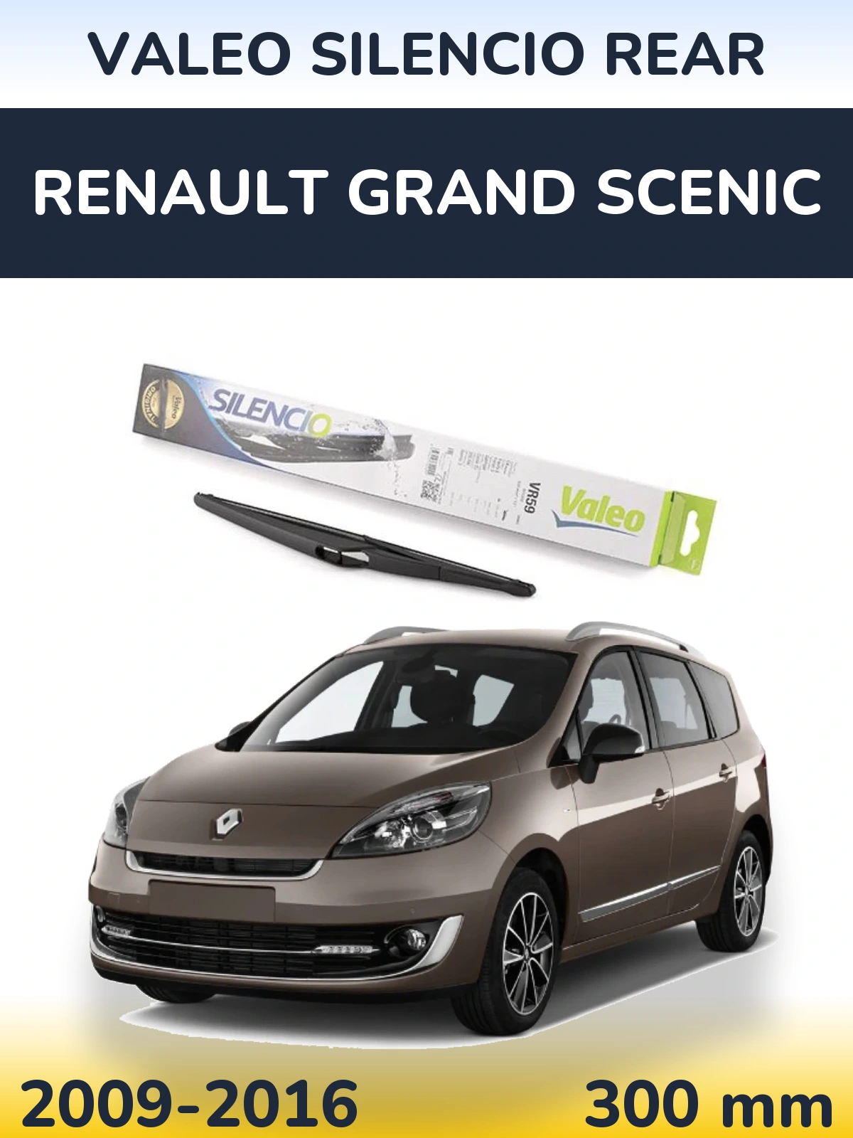 Ștergătoare Valeo Silencio Rear pentru Renault Grand Scenic