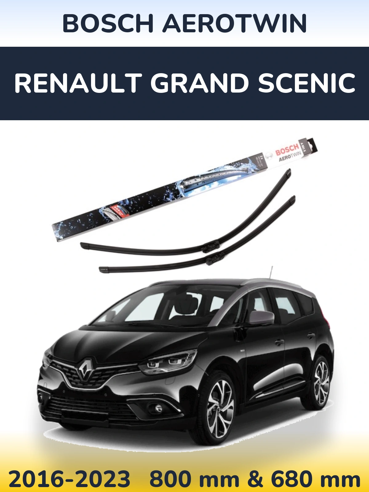 Ștergătoare BOSCH AeroTwin pentru Renault Grand Scenic