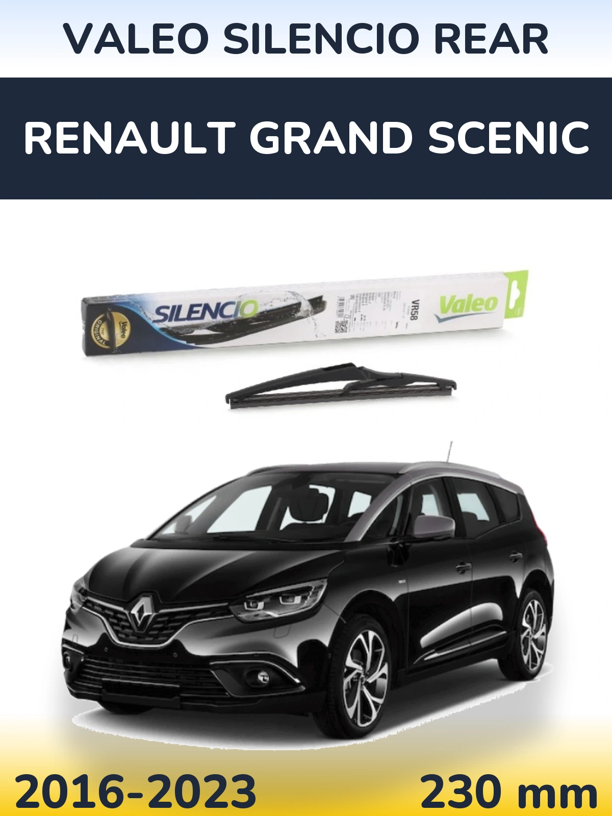 Ștergătoare Valeo Silencio Rear pentru Renault Grand Scenic