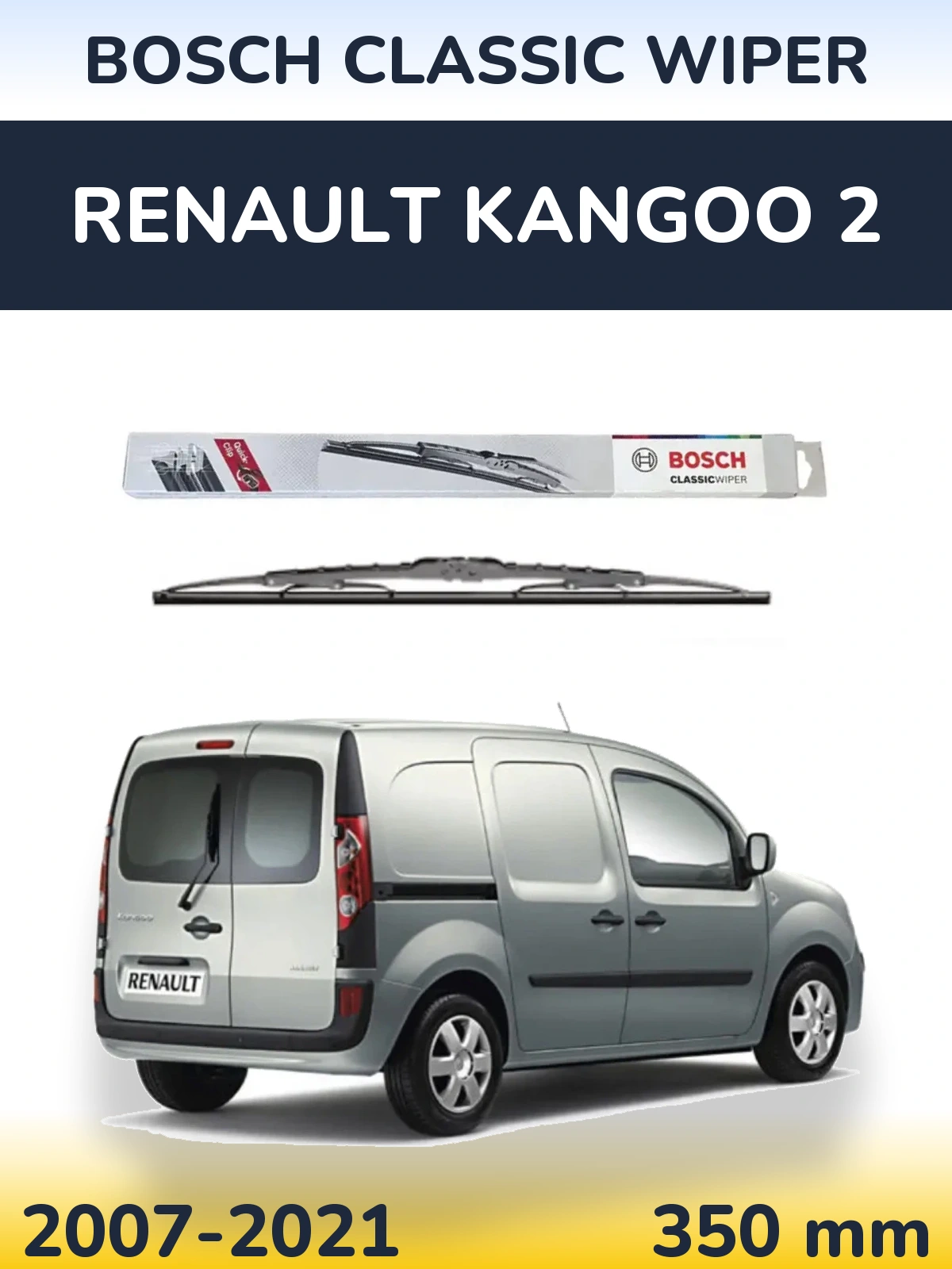Ștergătoare BOSCH Classic Wiper pentru Renault Kangoo 2