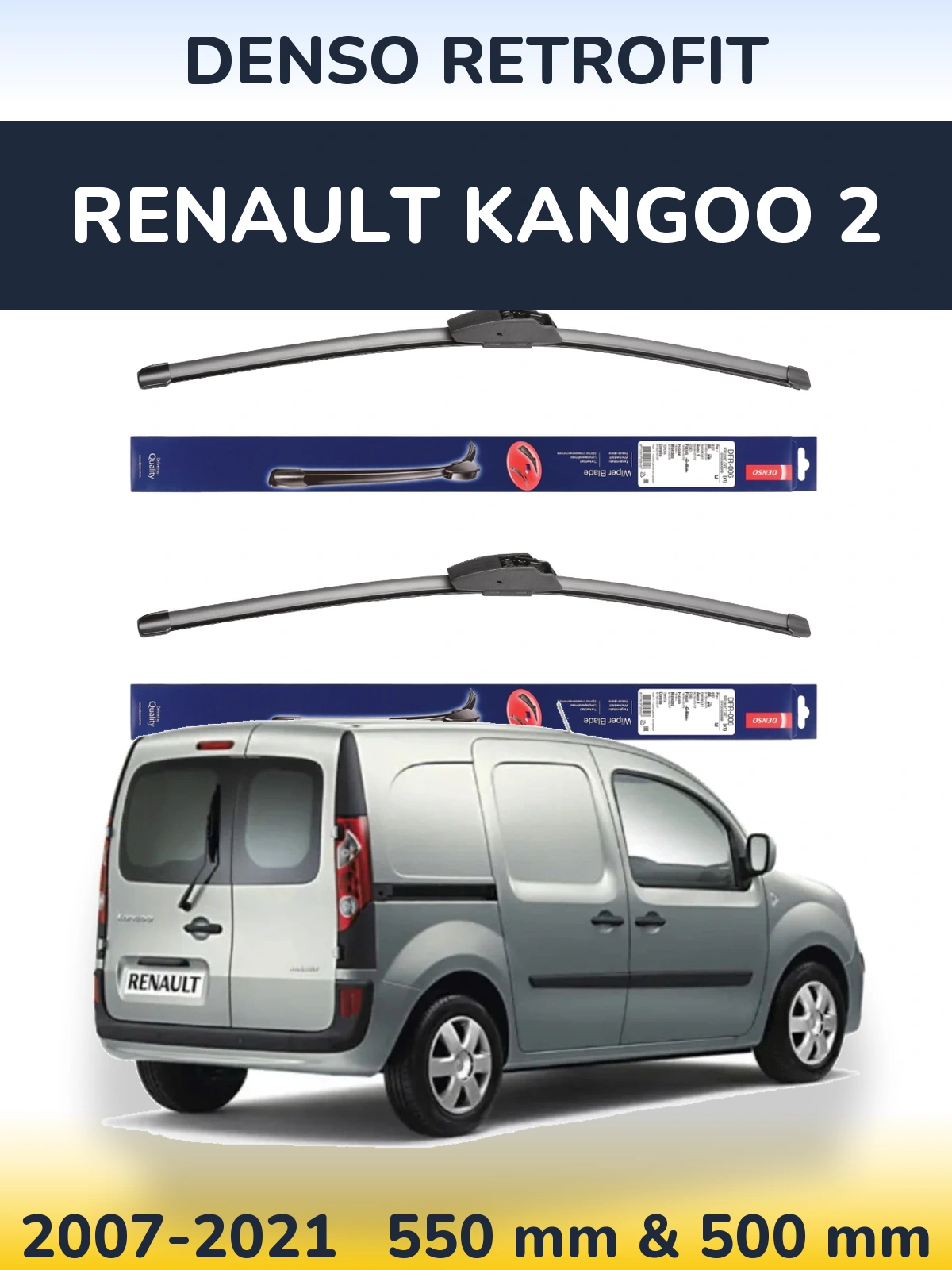 Ștergătoare Denso Retrofit pentru Renault Kangoo 2