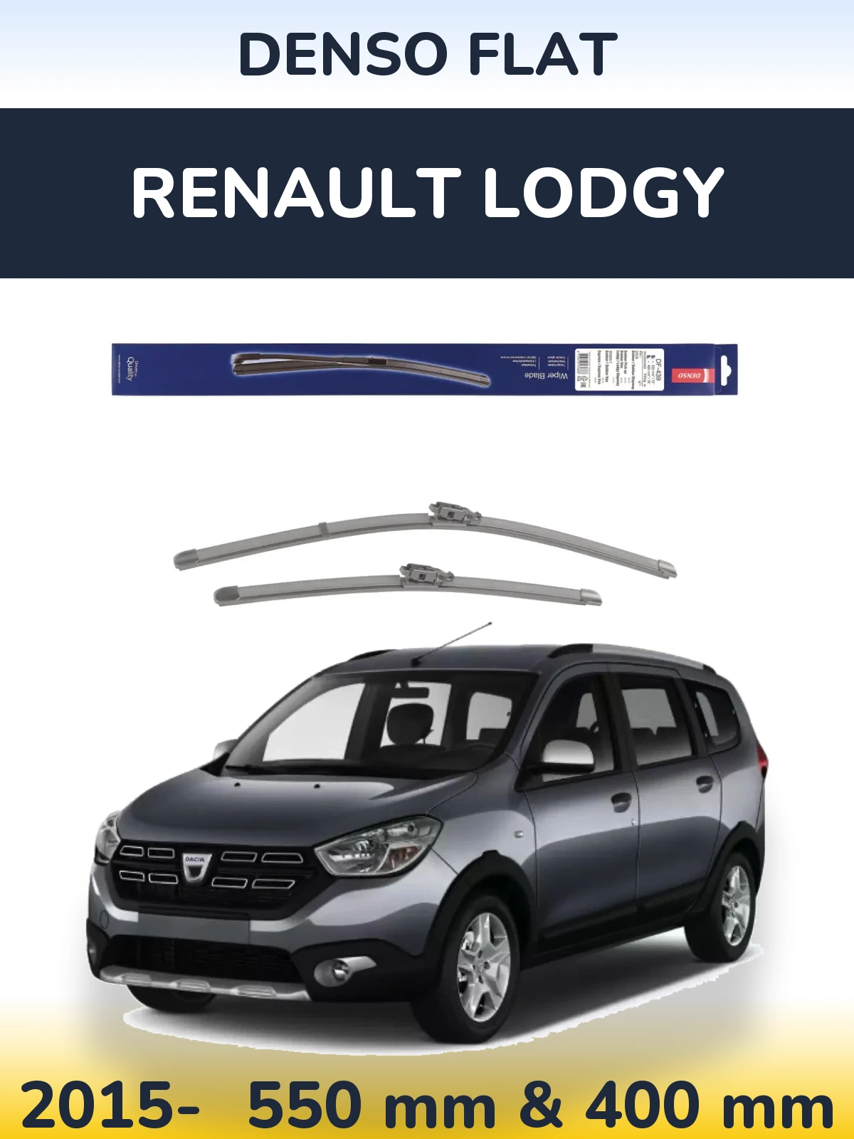 Ștergătoare Denso Flat pentru Renault Lodgy