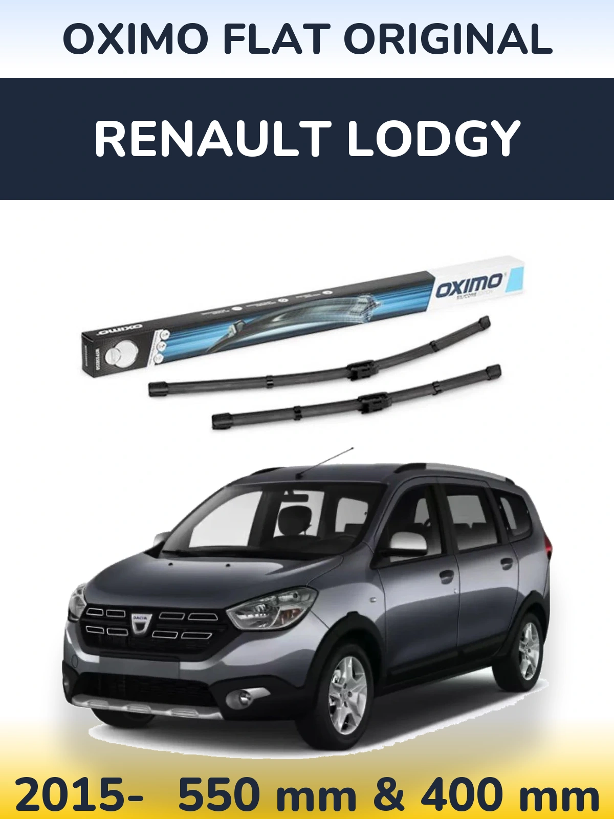 Ștergătoare Oximo Flat Original pentru Renault Lodgy