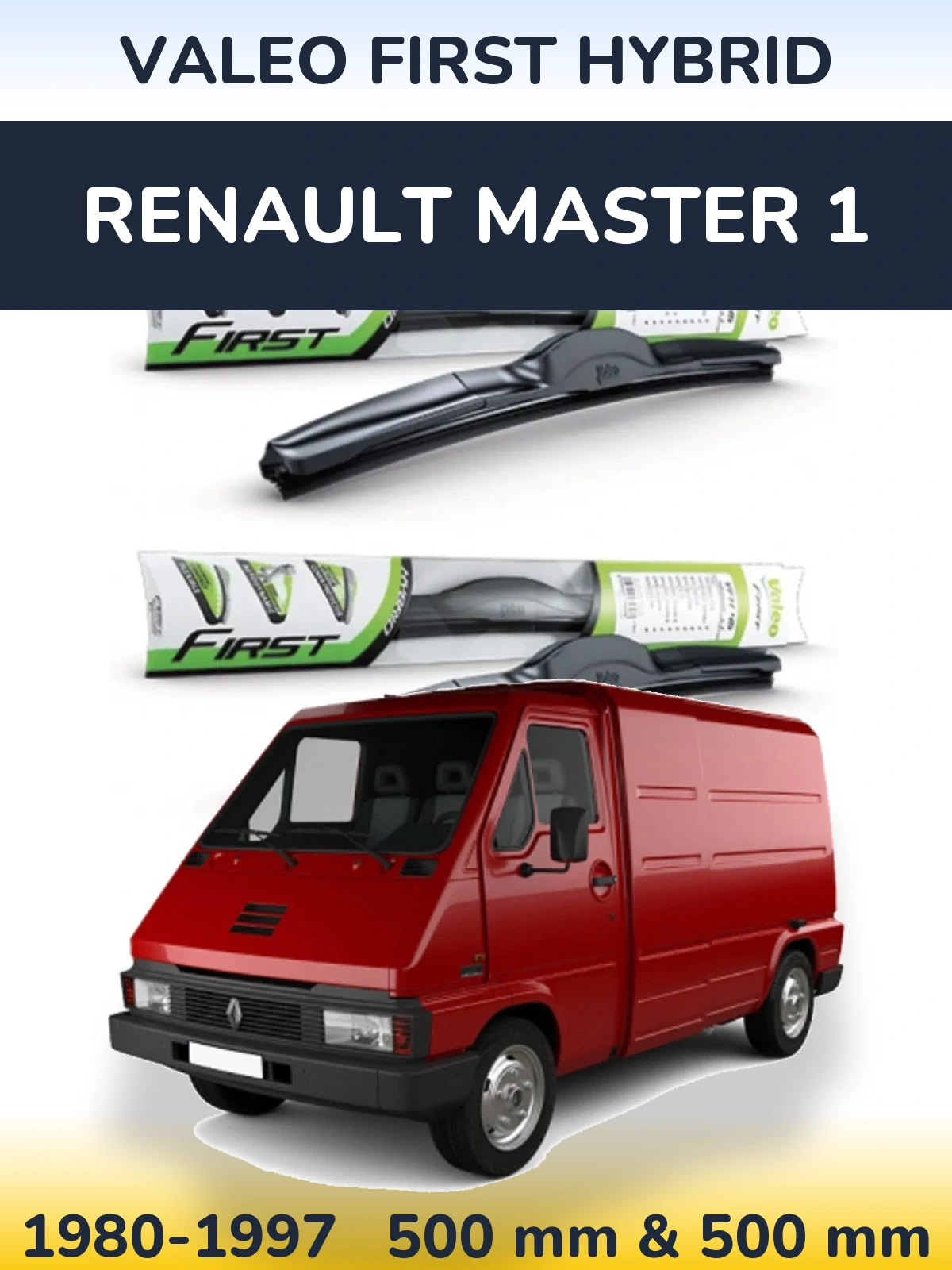 Ștergătoare Valeo First Hybrid pentru Renault Master 1